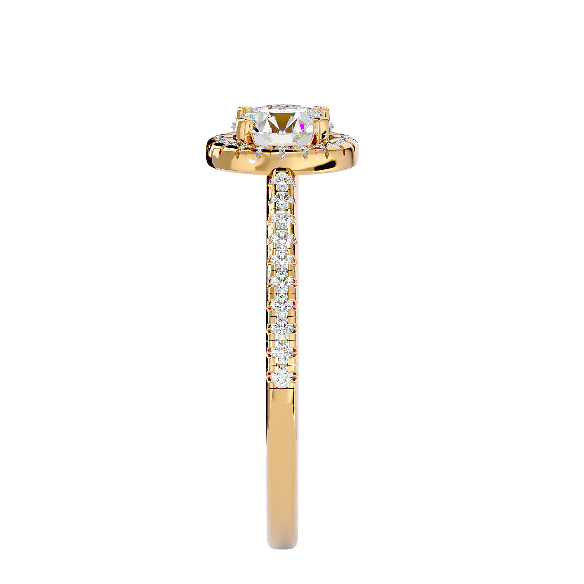 Madalyn Diamond Halo Ring