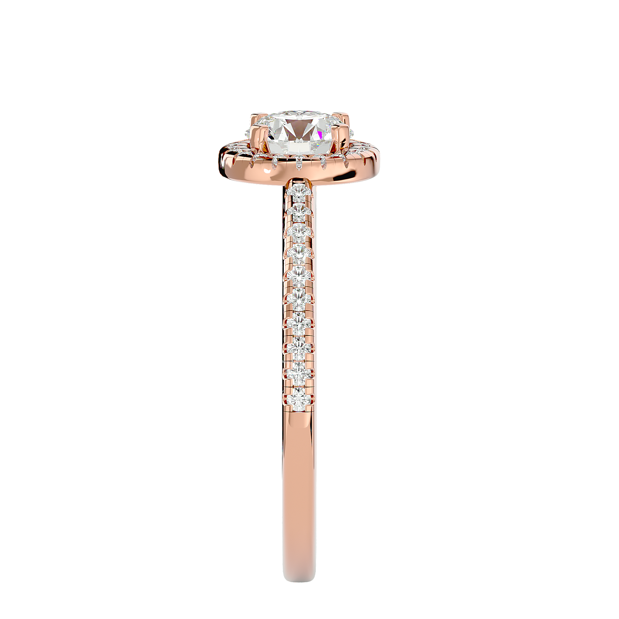 Madalyn Diamond Halo Ring