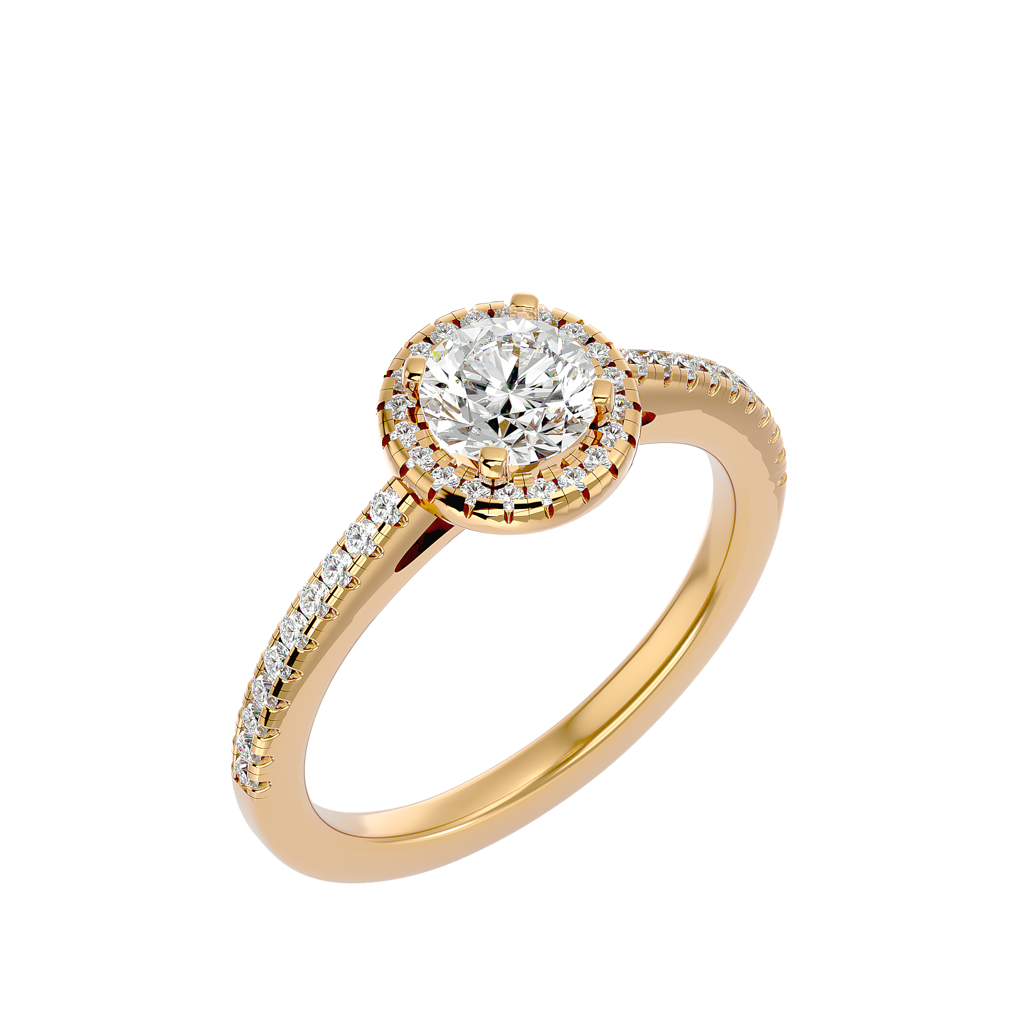 Madalyn Diamond Halo Ring