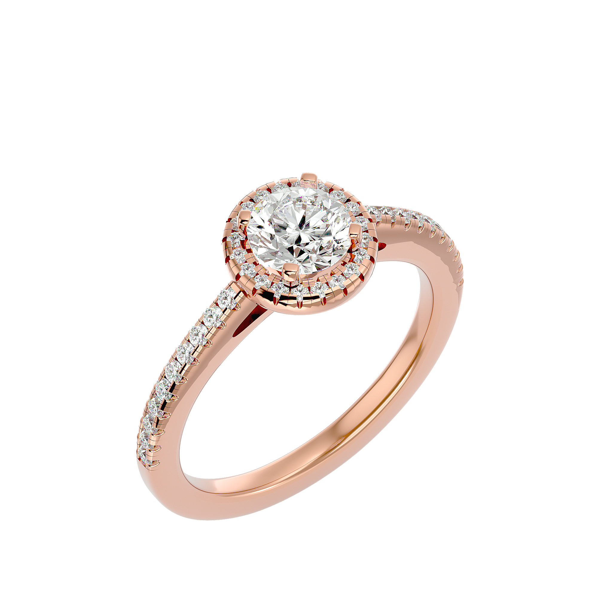 Madalyn Diamond Halo Ring
