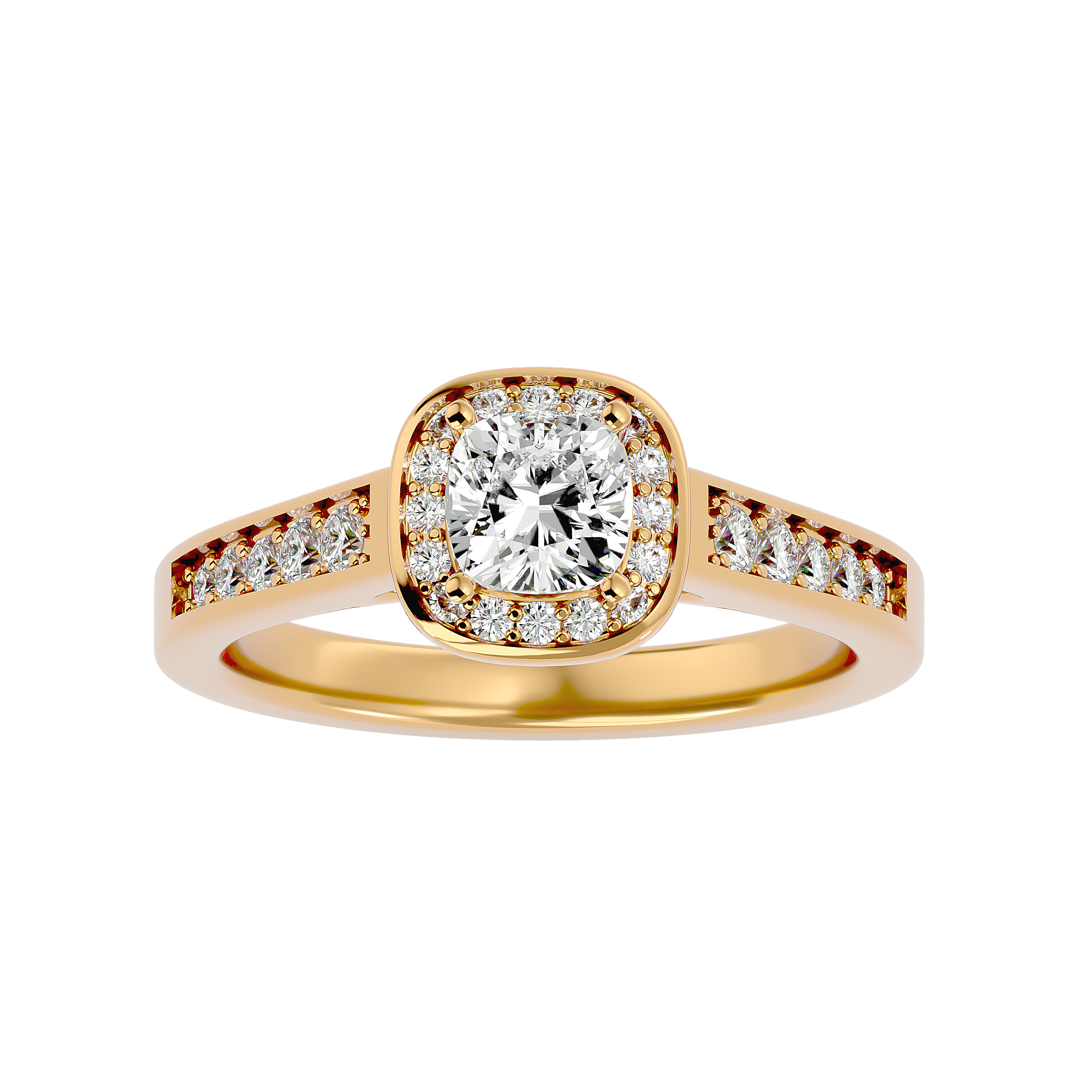 Simone Diamond Halo Ring