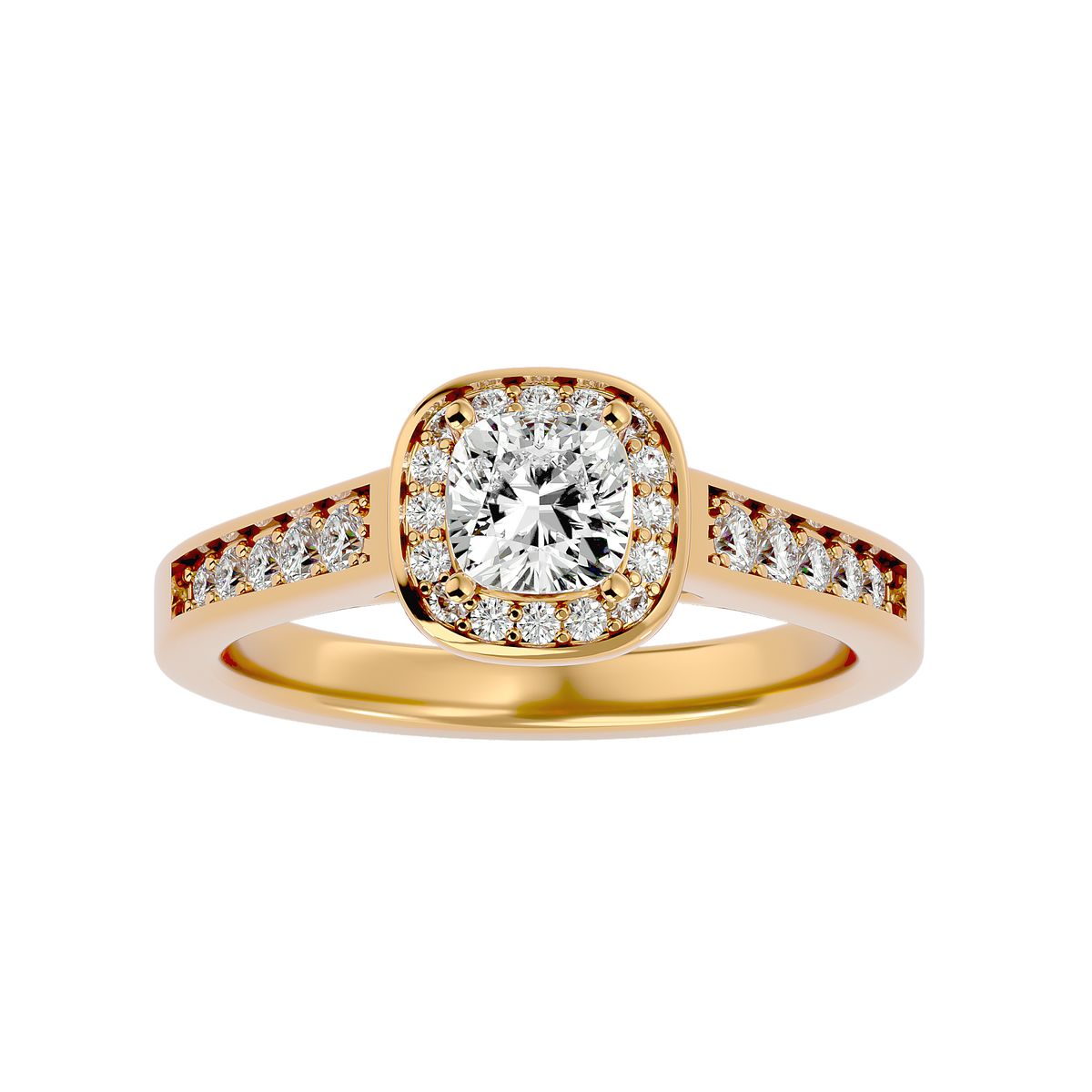 Simone Diamond Halo Ring