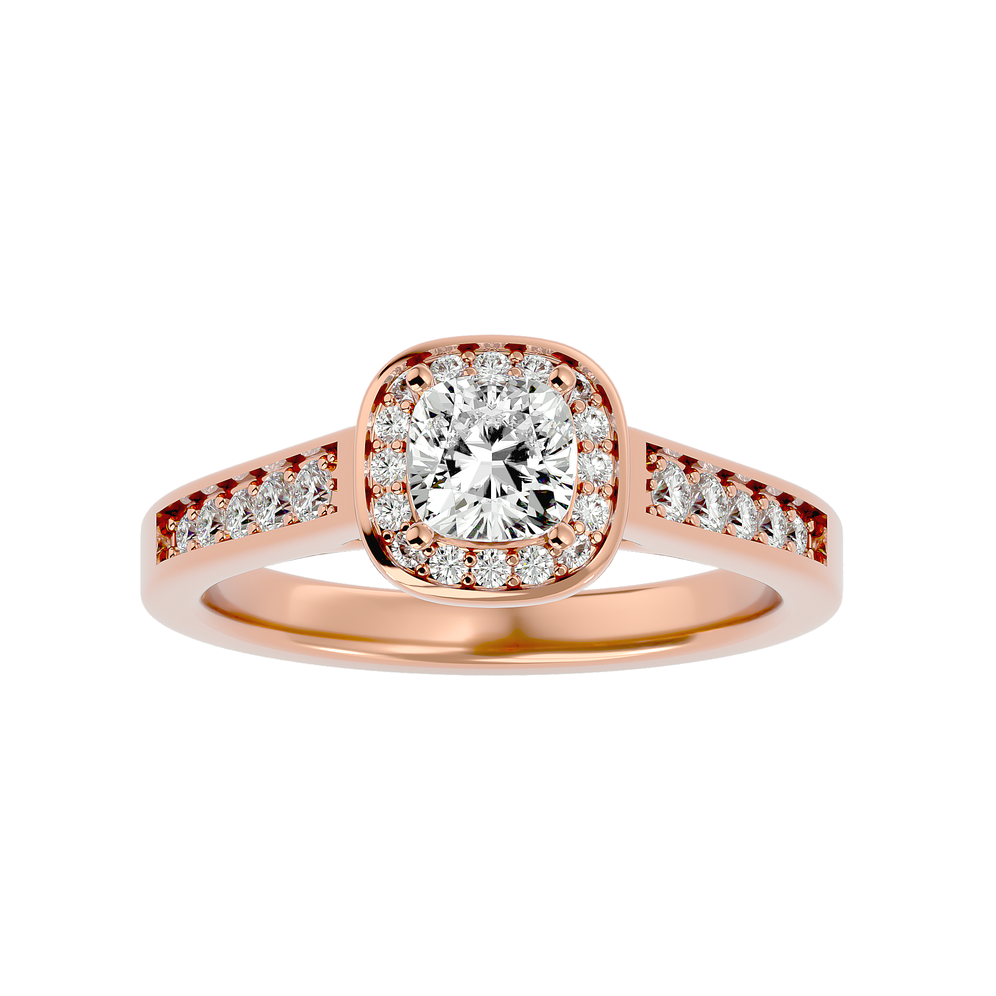 Simone Diamond Halo Ring