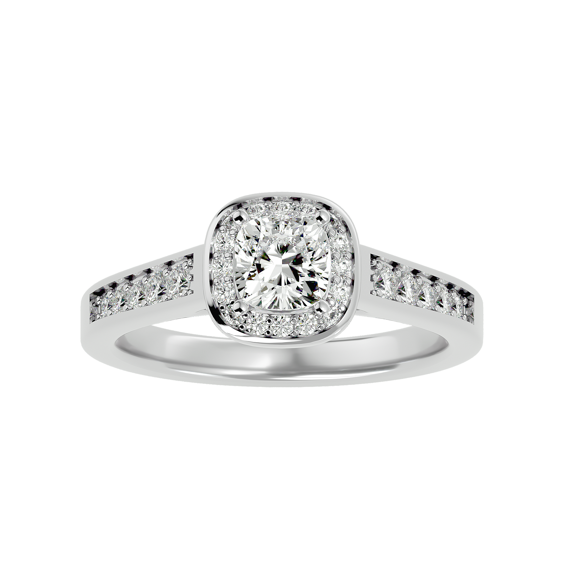 Simone Diamond Halo Ring