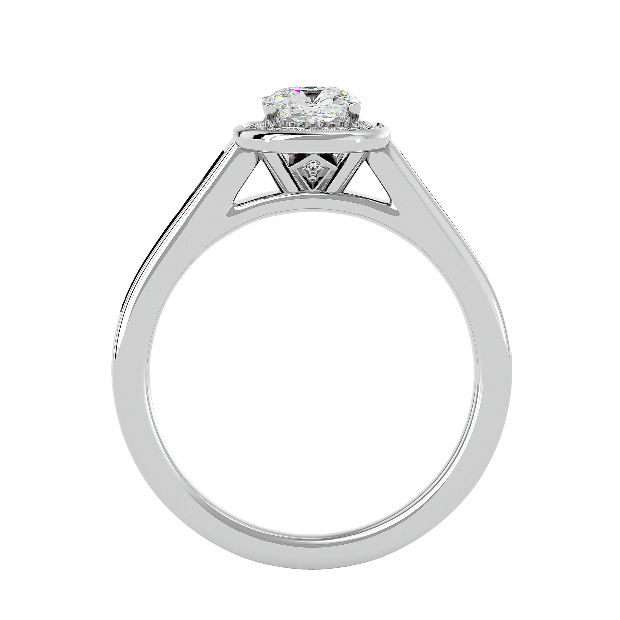 Simone Diamond Halo Ring