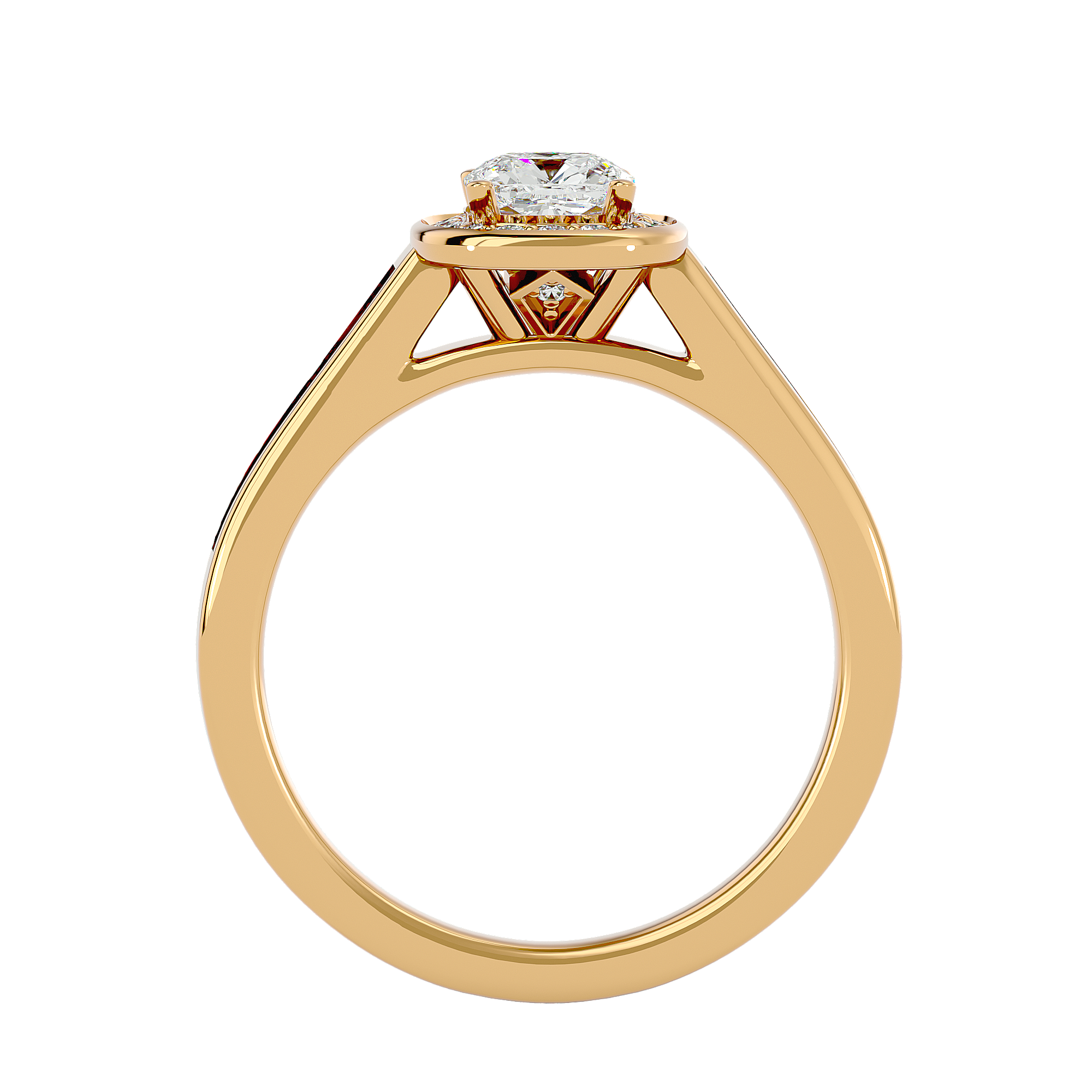 Simone Diamond Halo Ring
