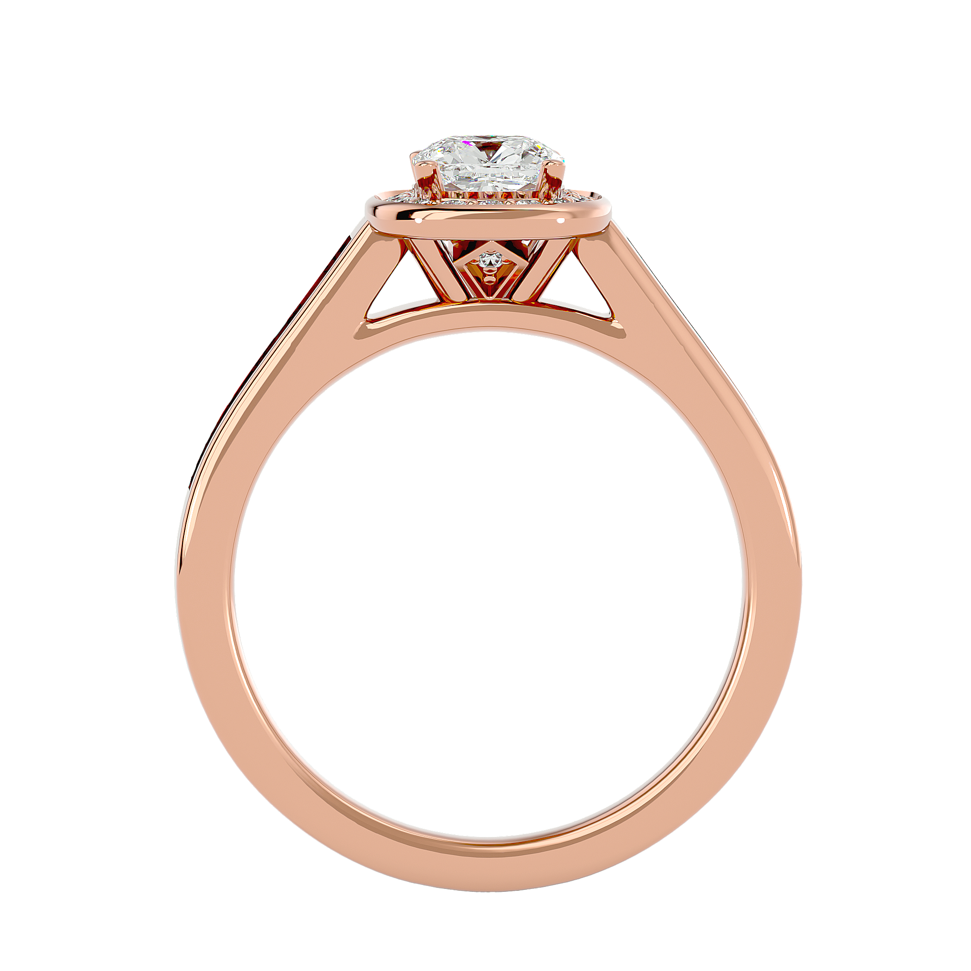 Simone Diamond Halo Ring
