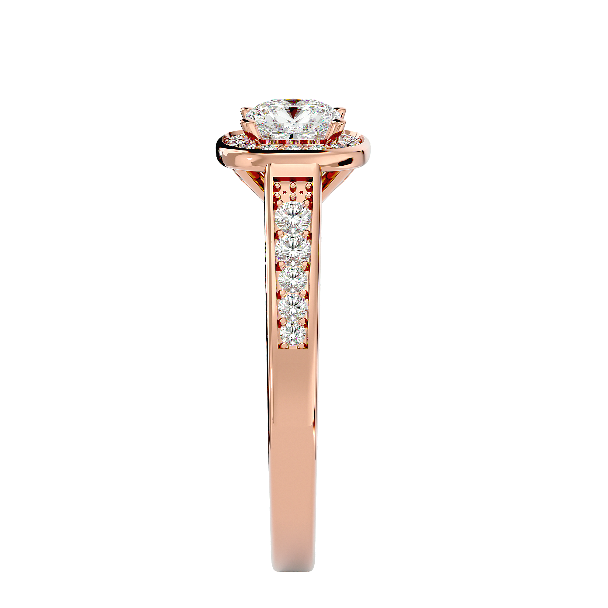 Simone Diamond Halo Ring