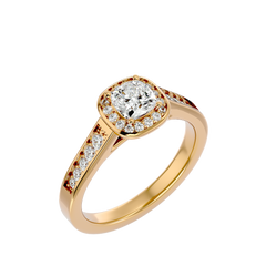 Simone Diamond Halo Ring