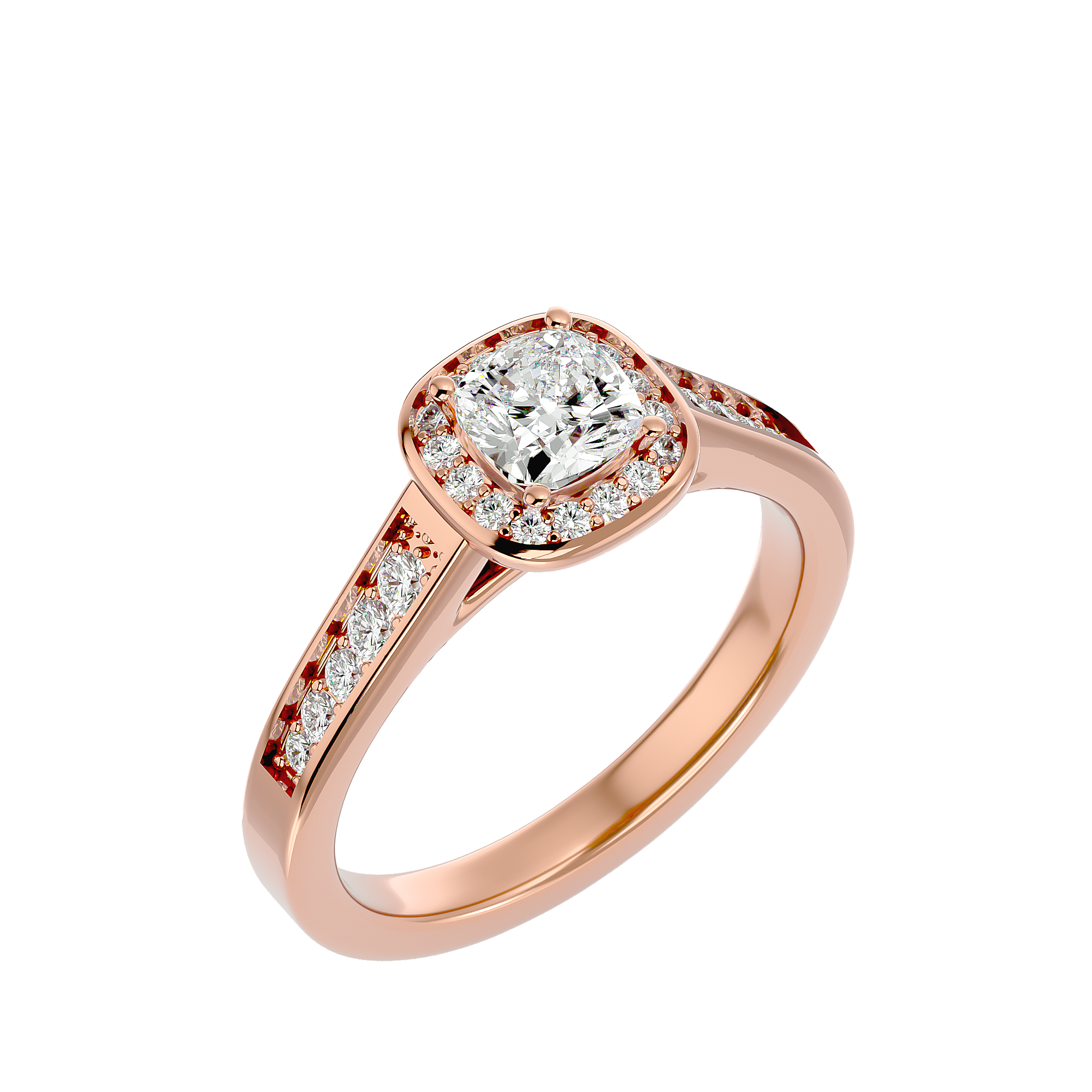 Simone Diamond Halo Ring