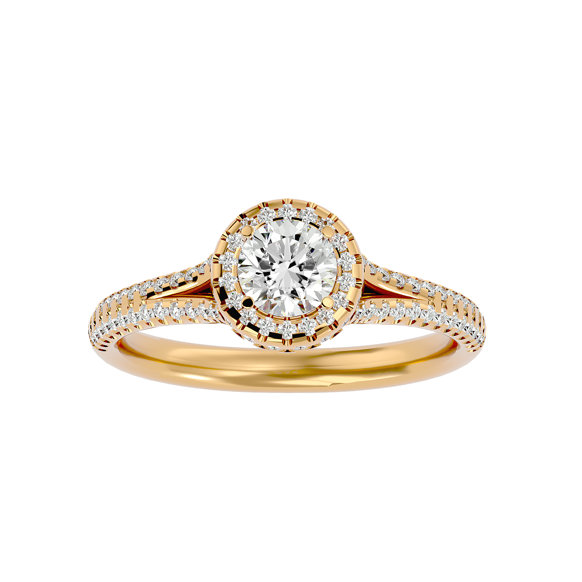 Jillian Diamond Halo Ring