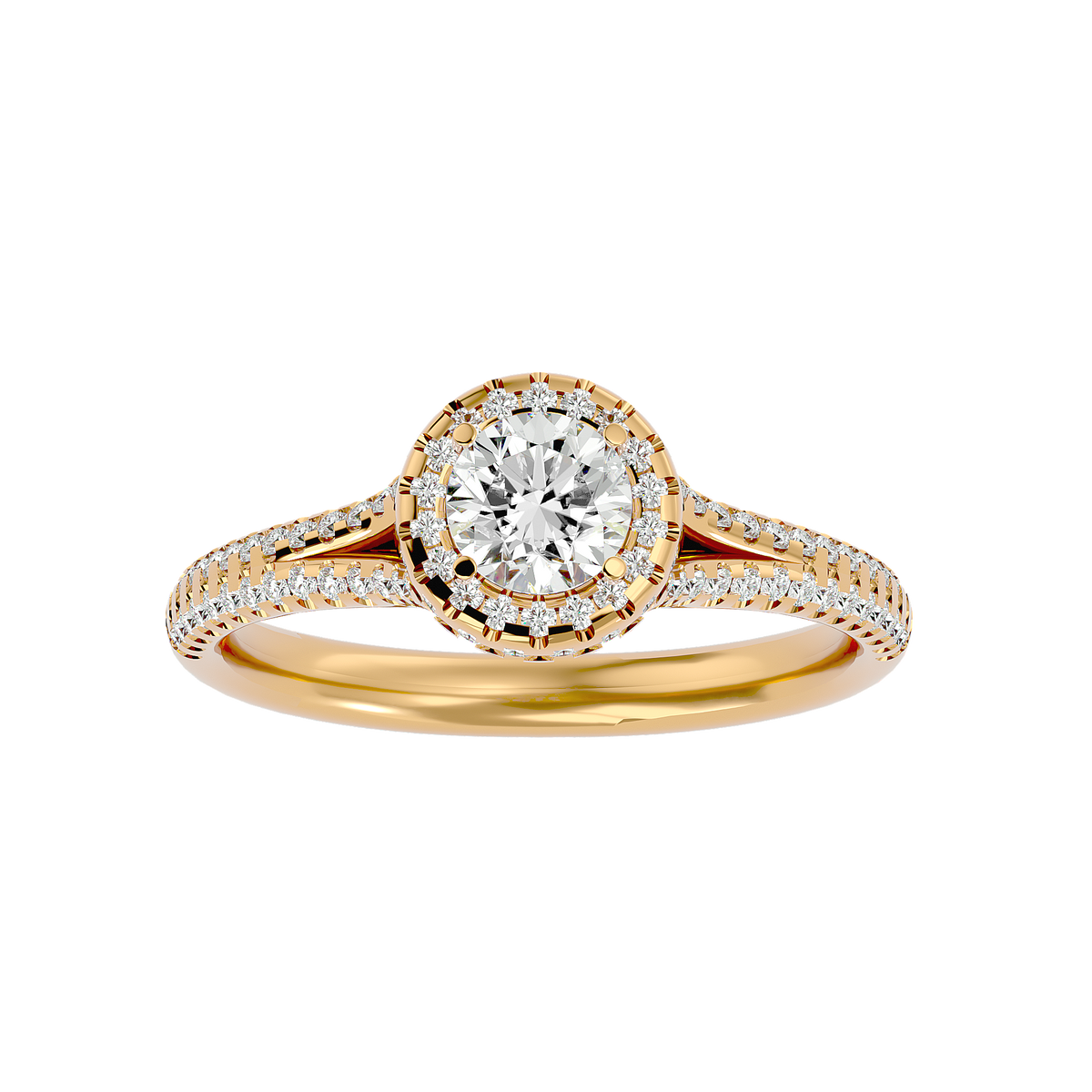 Jillian Diamond Halo Ring