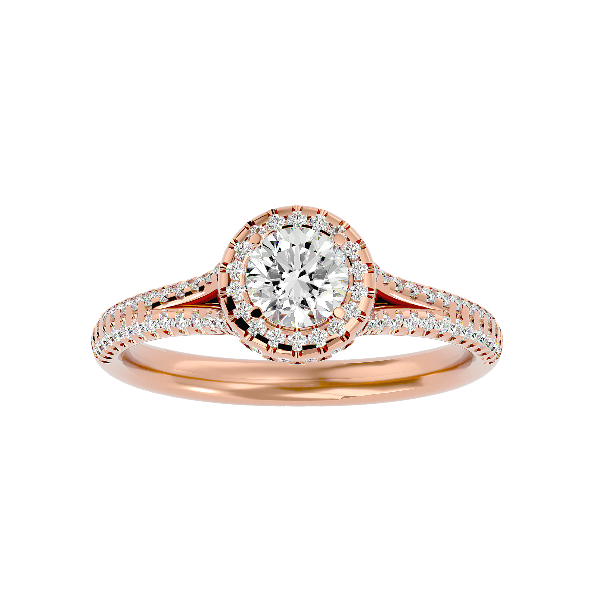 Jillian Diamond Halo Ring
