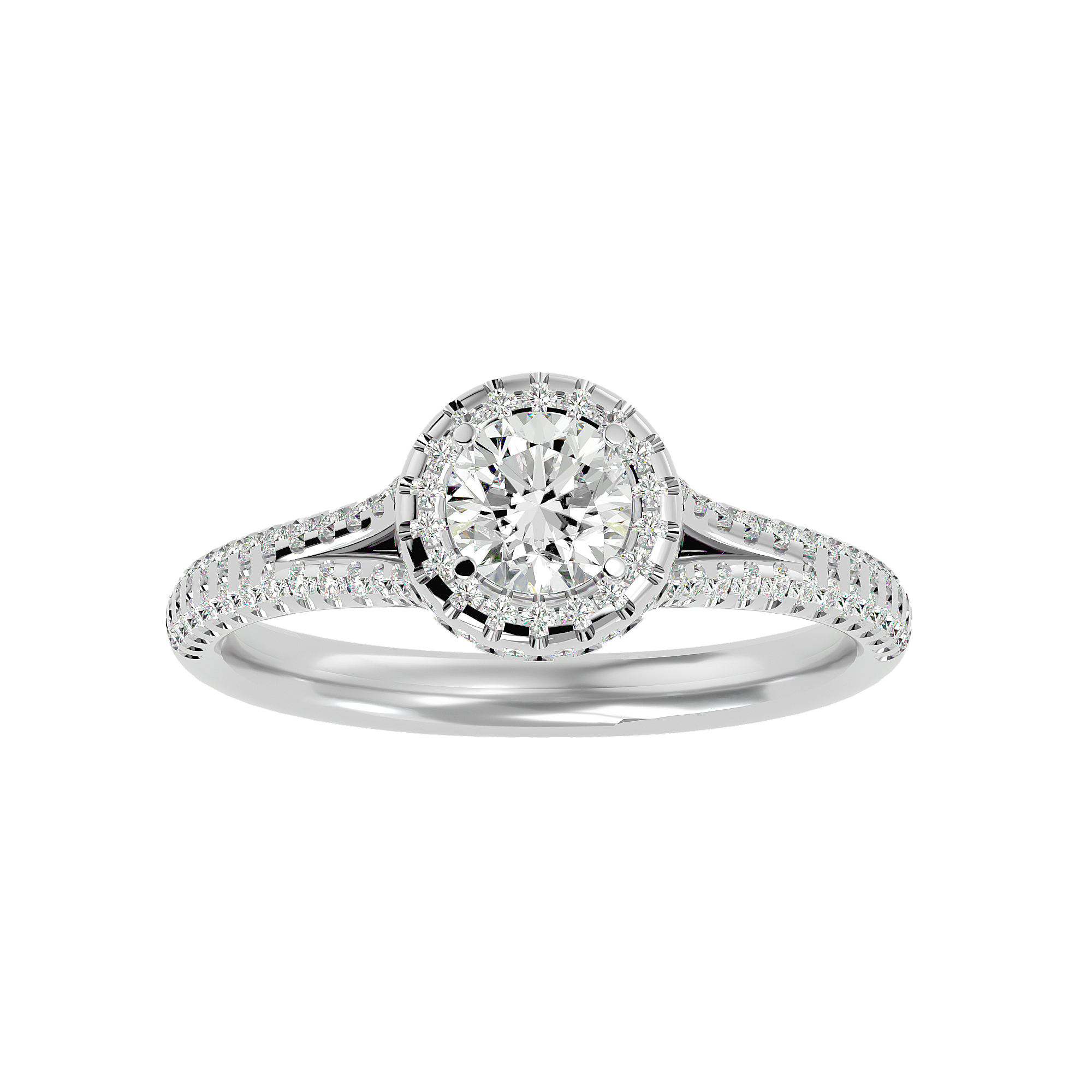 Jillian Diamond Halo Ring