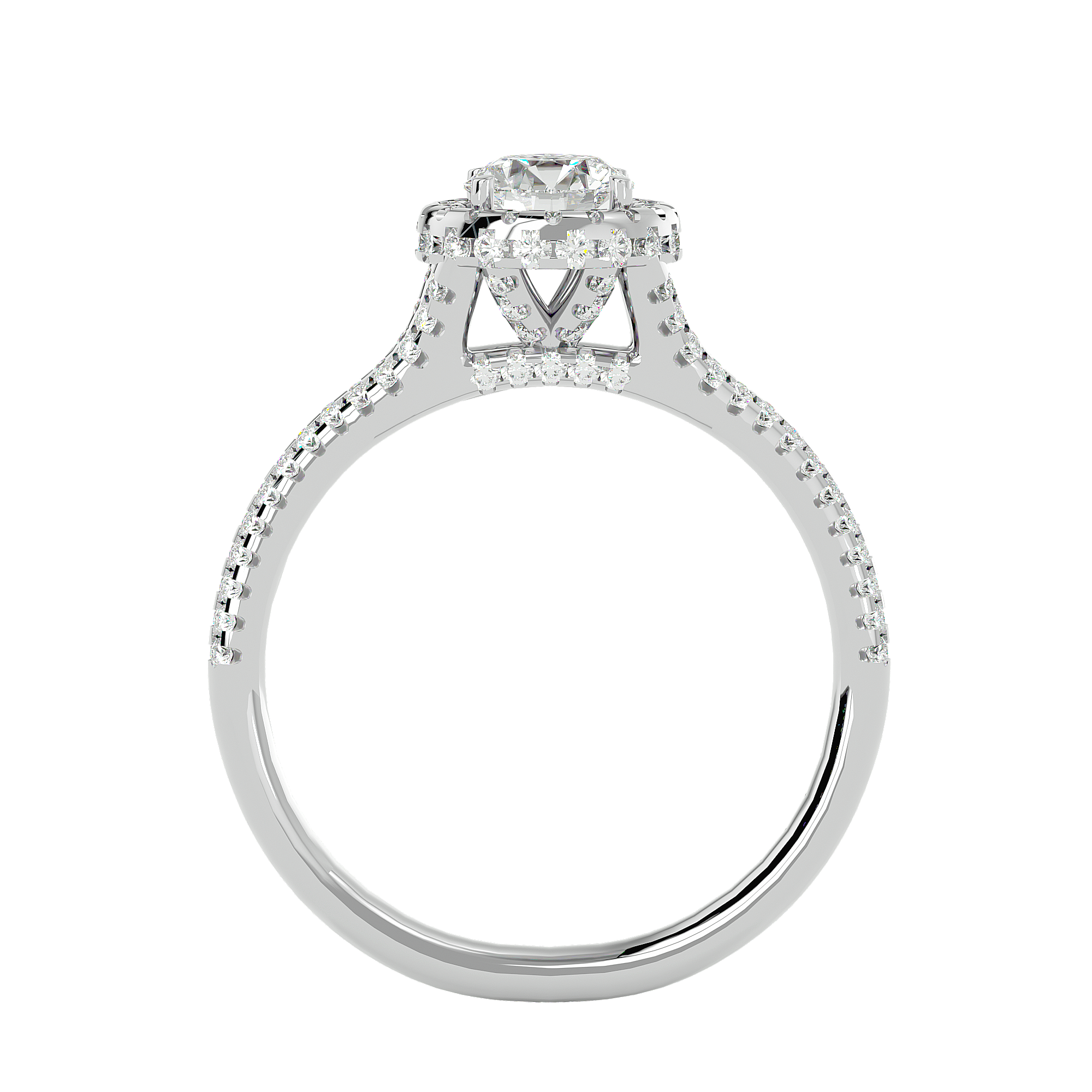 Jillian Diamond Halo Ring