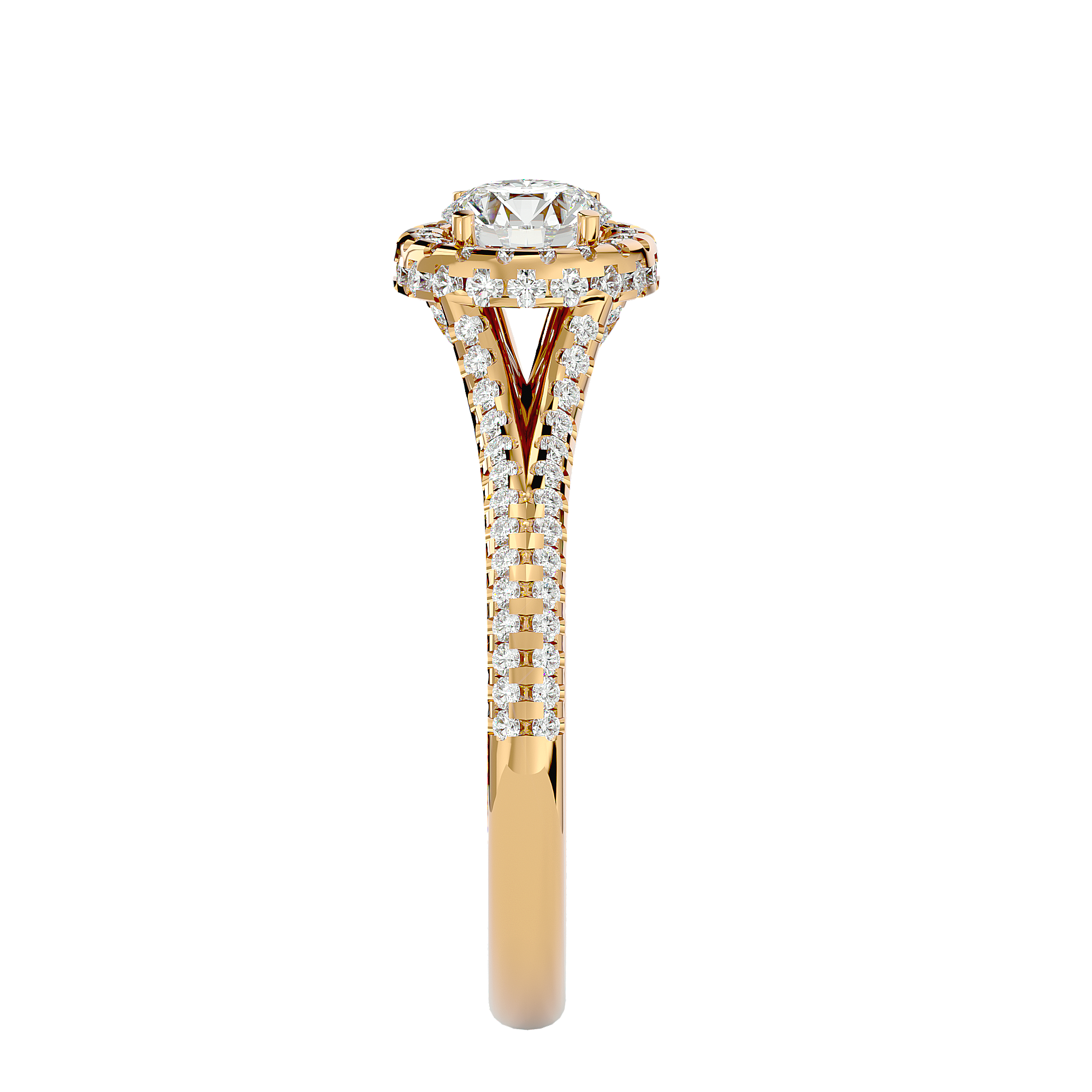 Jillian Diamond Halo Ring