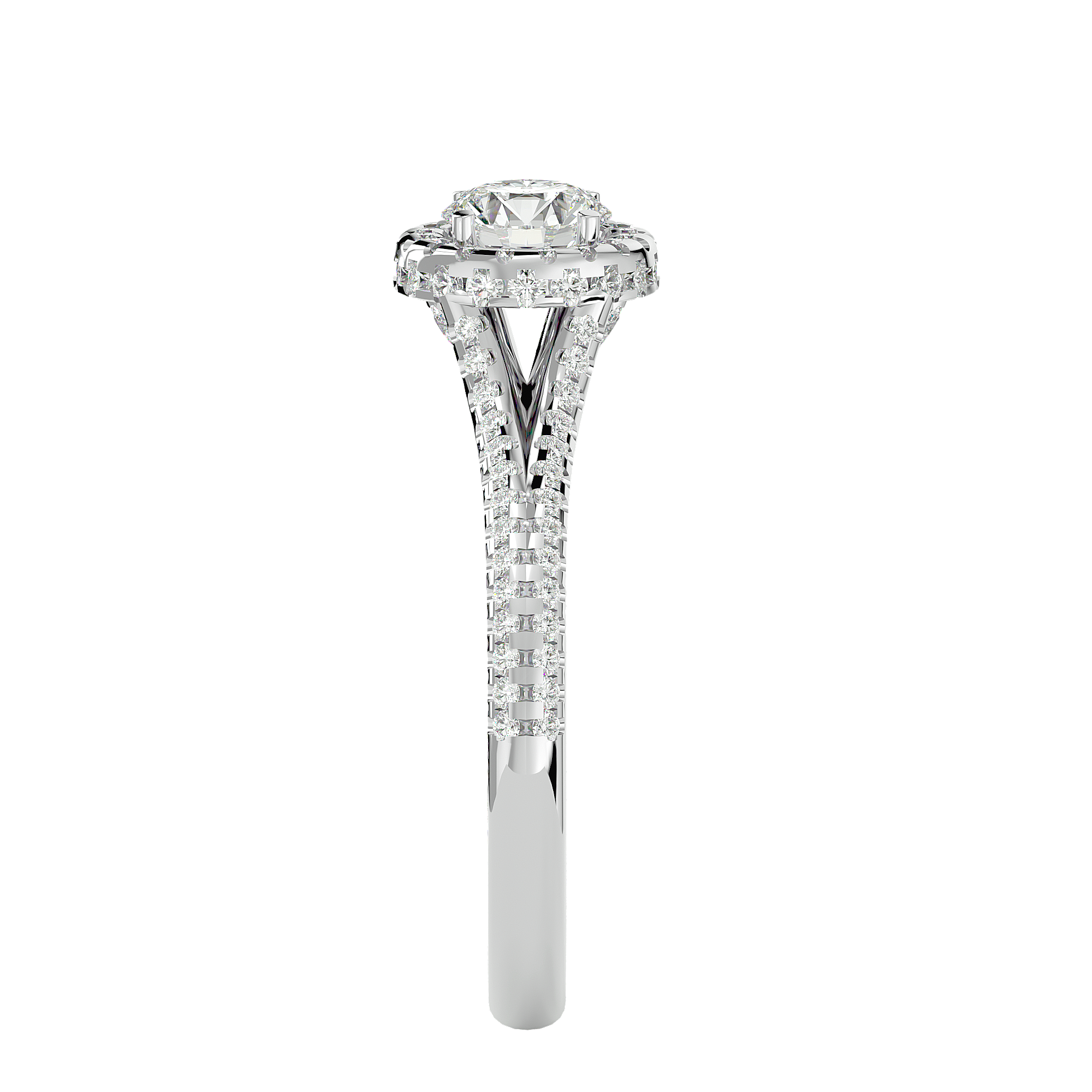 Jillian Diamond Halo Ring