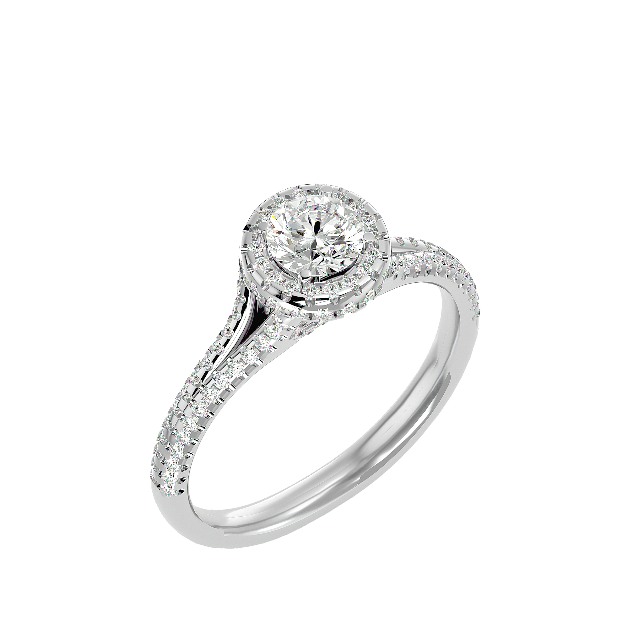 Jillian Diamond Halo Ring