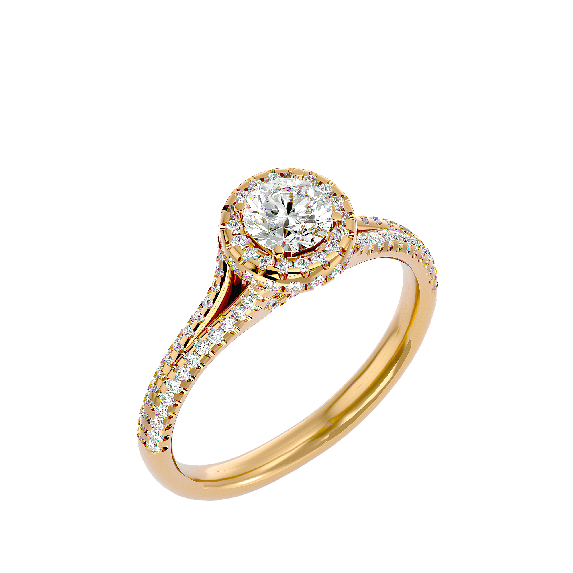Jillian Diamond Halo Ring