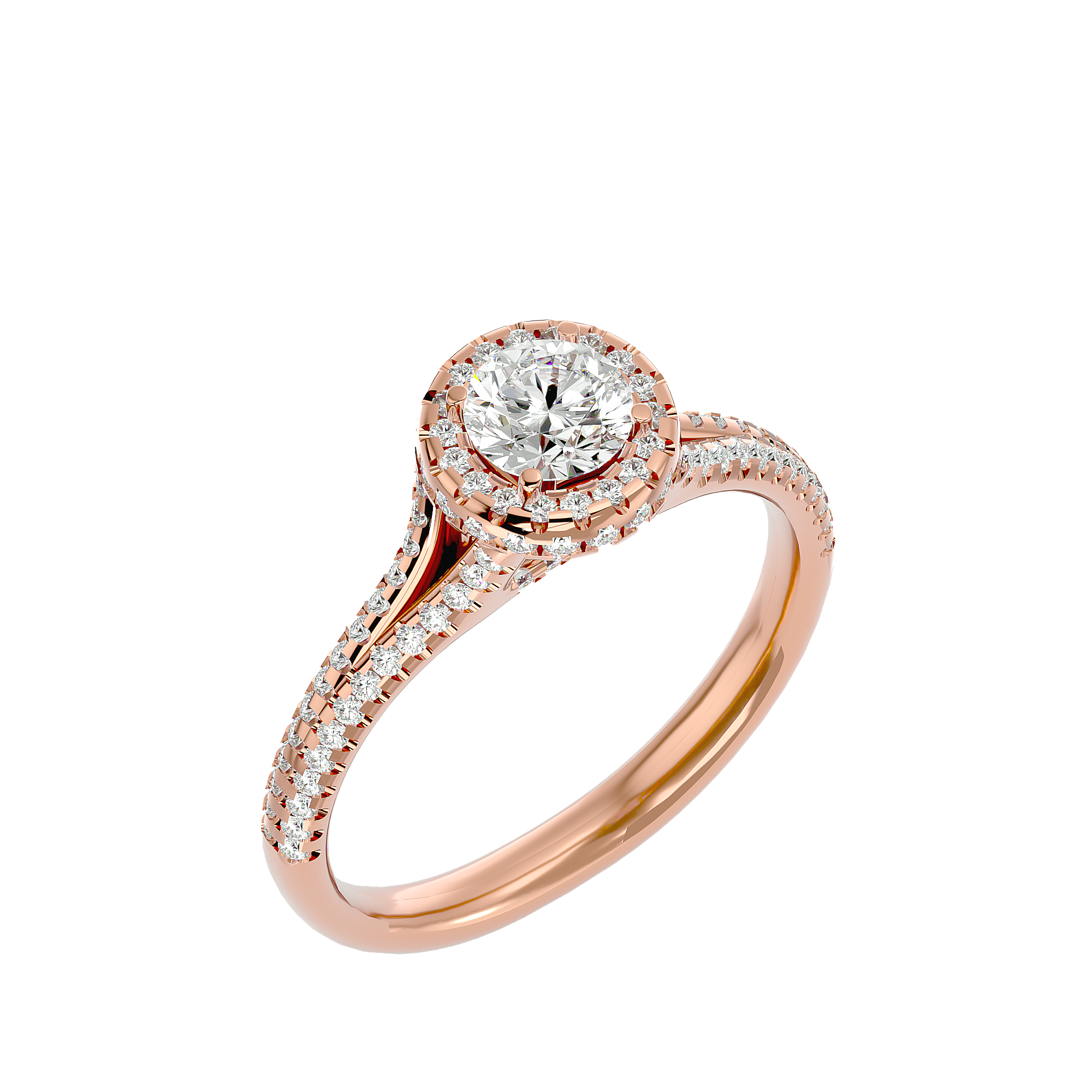 Jillian Diamond Halo Ring