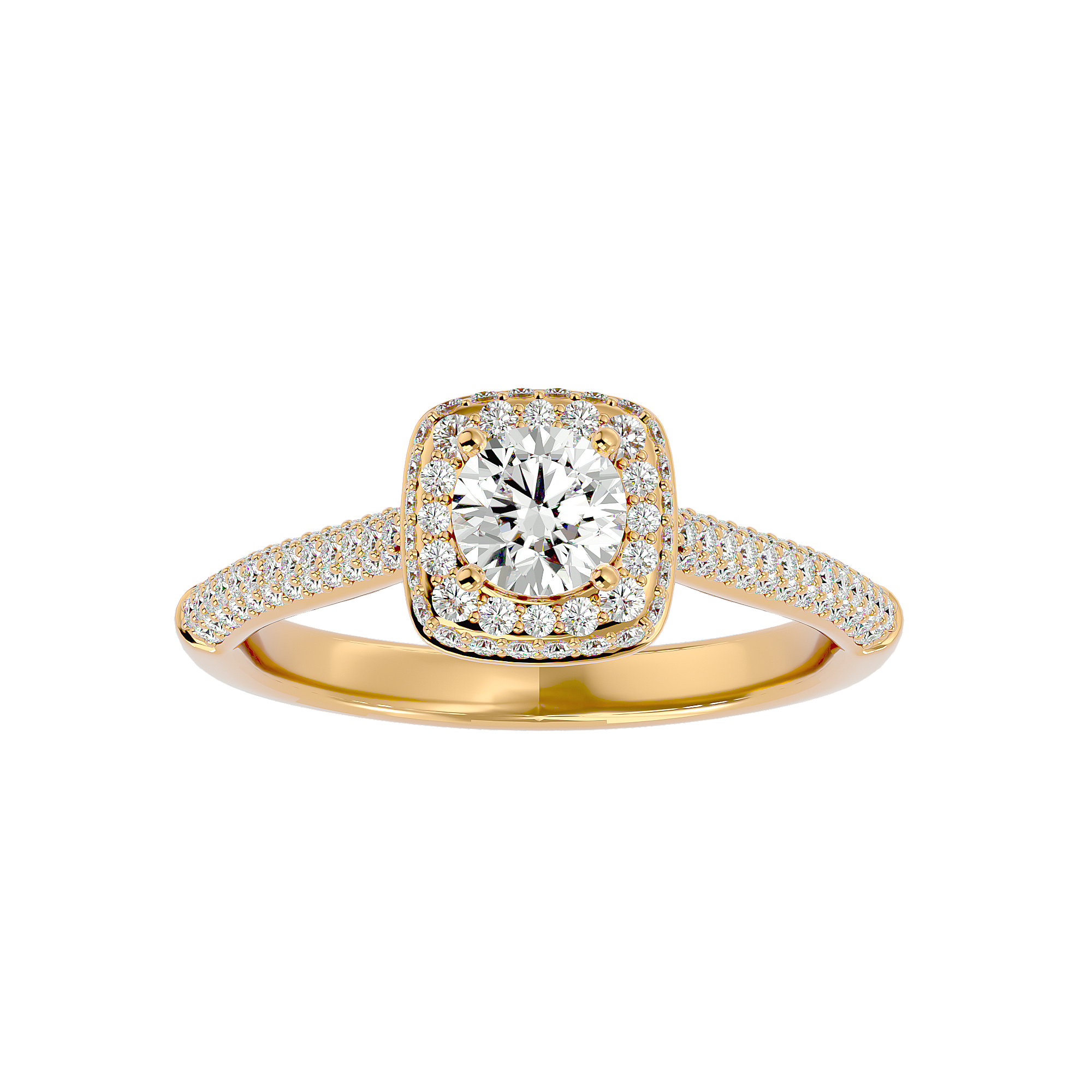 Alena Diamond Halo Ring