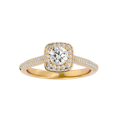 Alena Diamond Halo Ring
