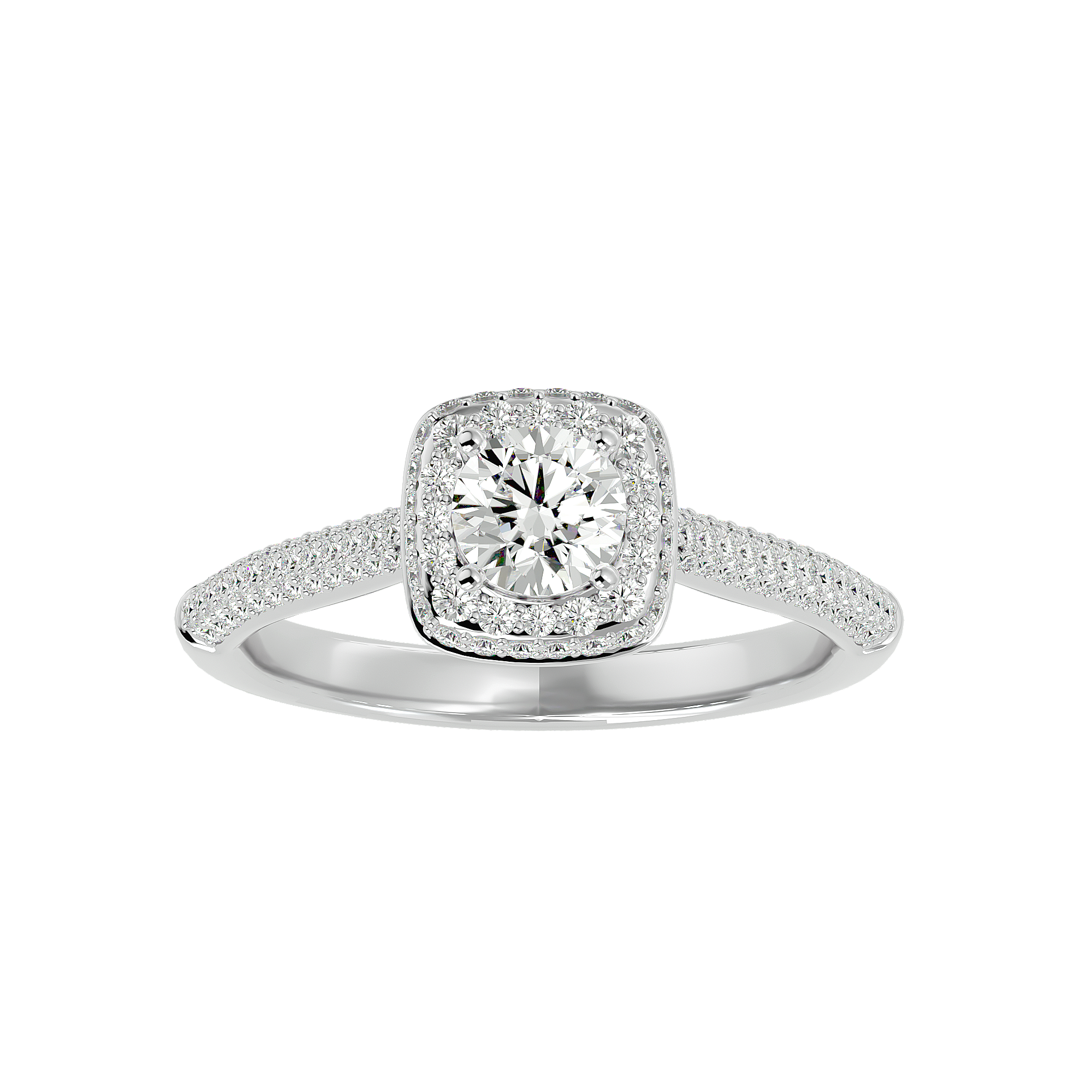 Alena Diamond Halo Ring