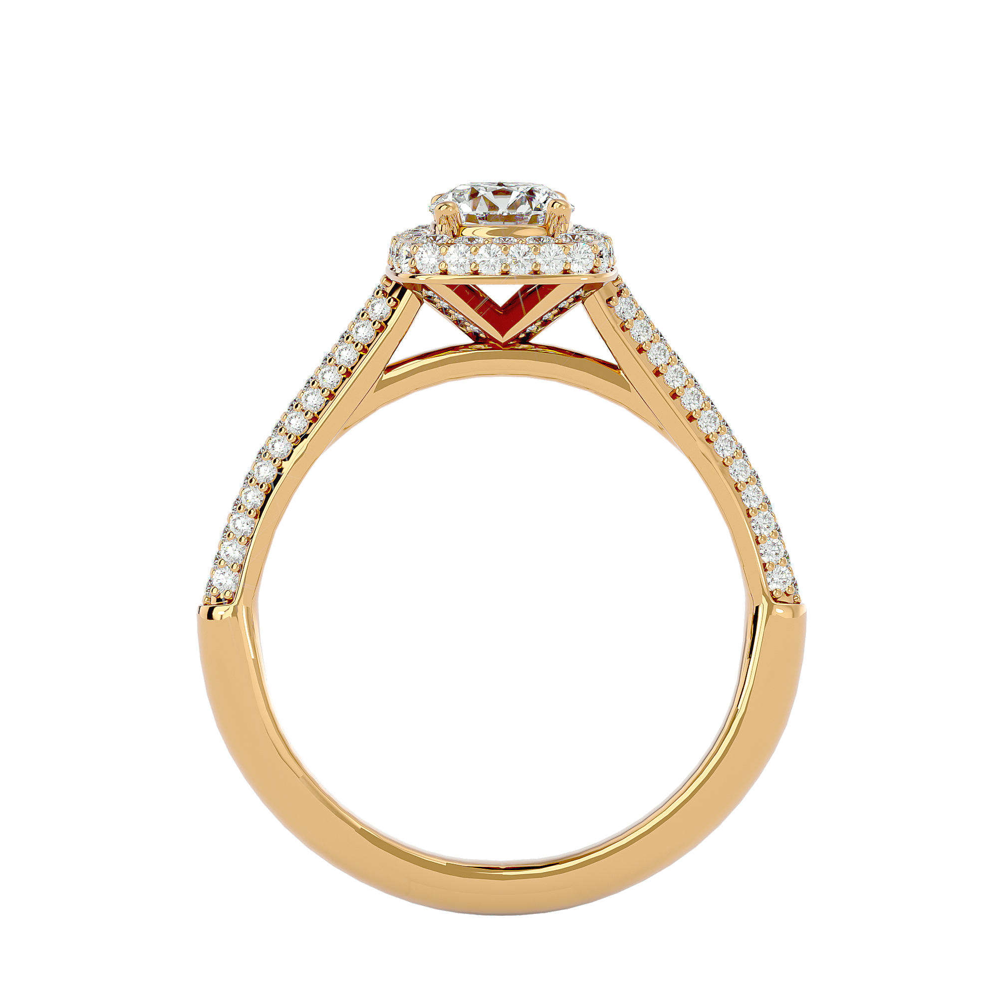 Alena Diamond Halo Ring