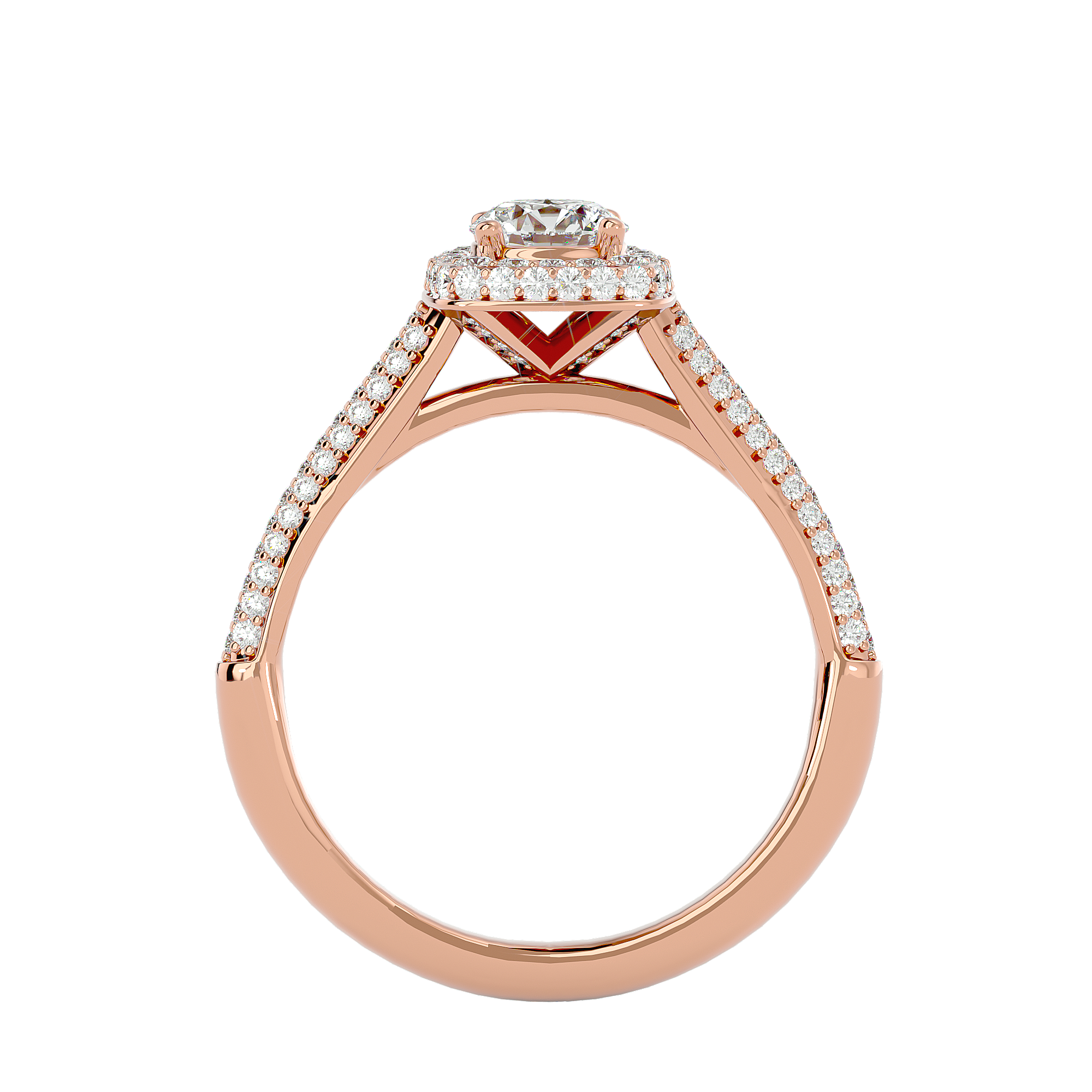 Alena Diamond Halo Ring