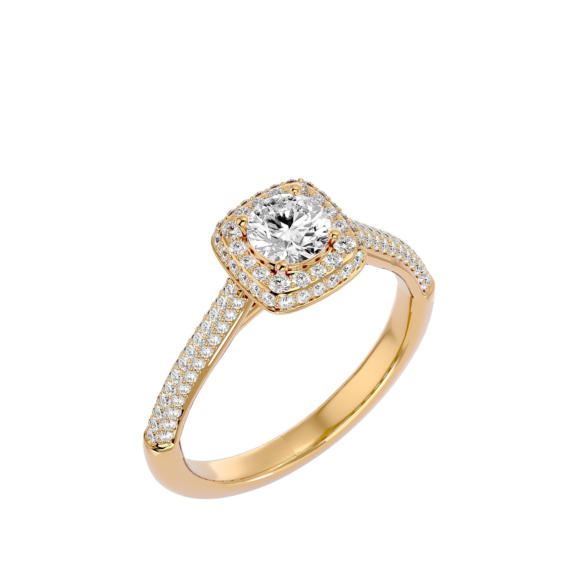 Alena Diamond Halo Ring