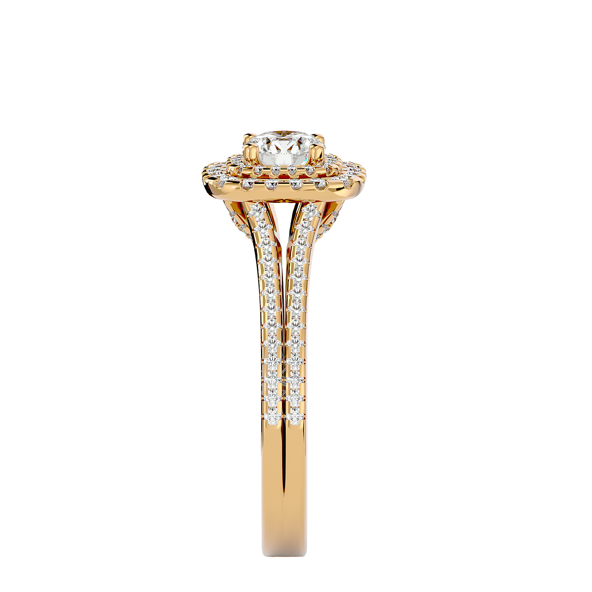 Malaya Diamond Halo Ring