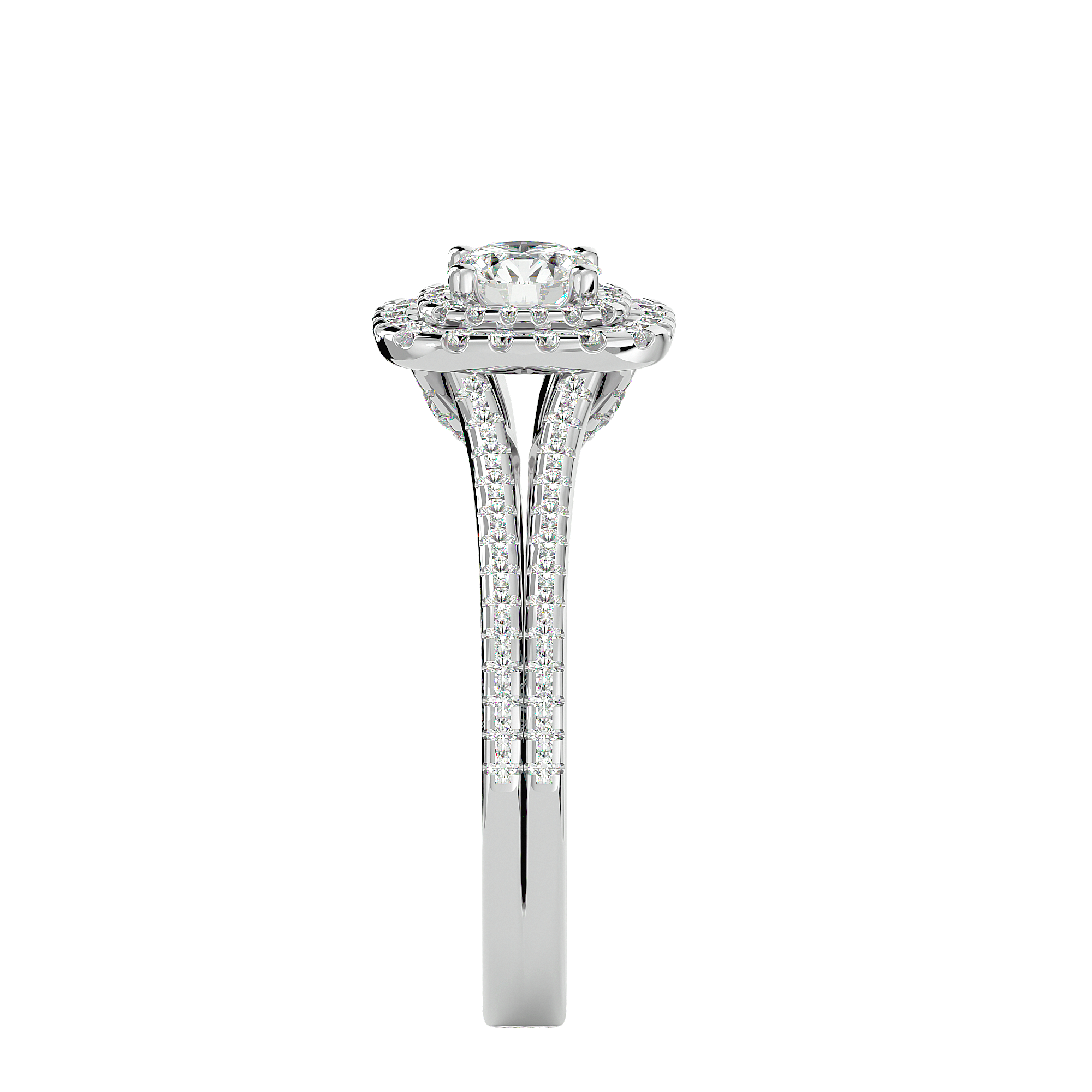 Malaya Diamond Halo Ring