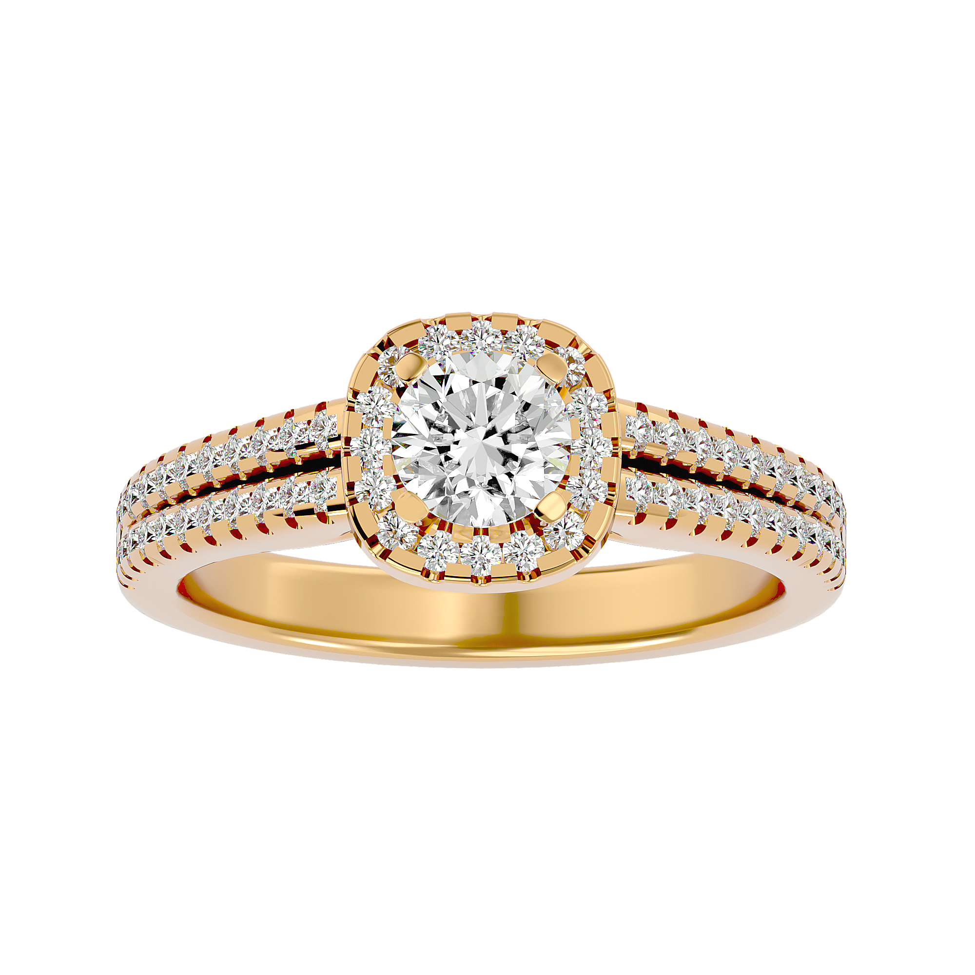 Miley Diamond Halo Ring