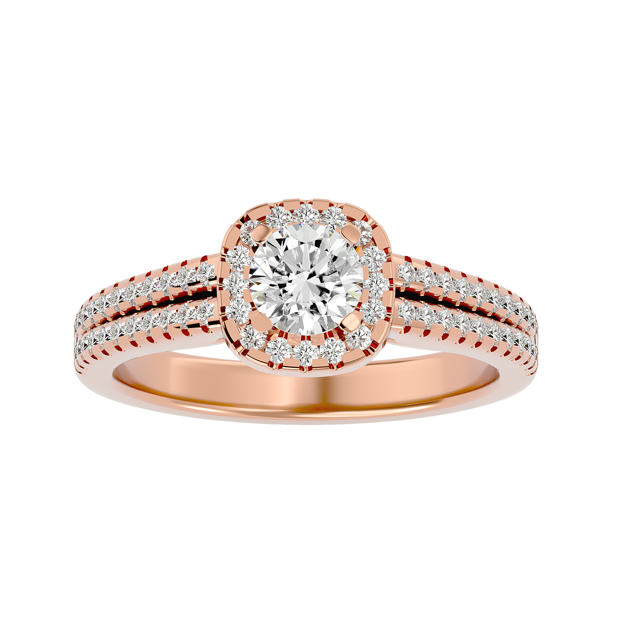 Miley Diamond Halo Ring