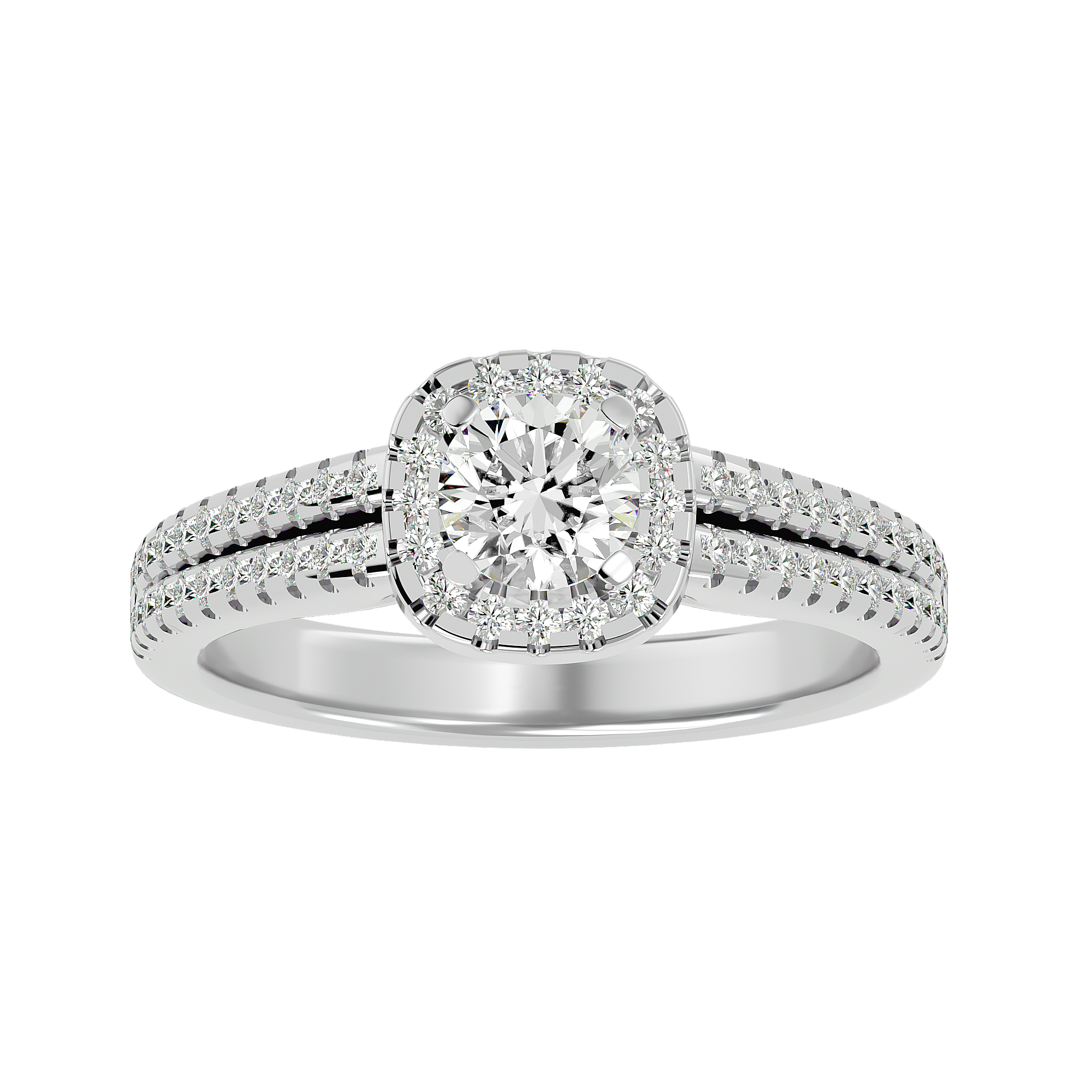 Miley Diamond Halo Ring