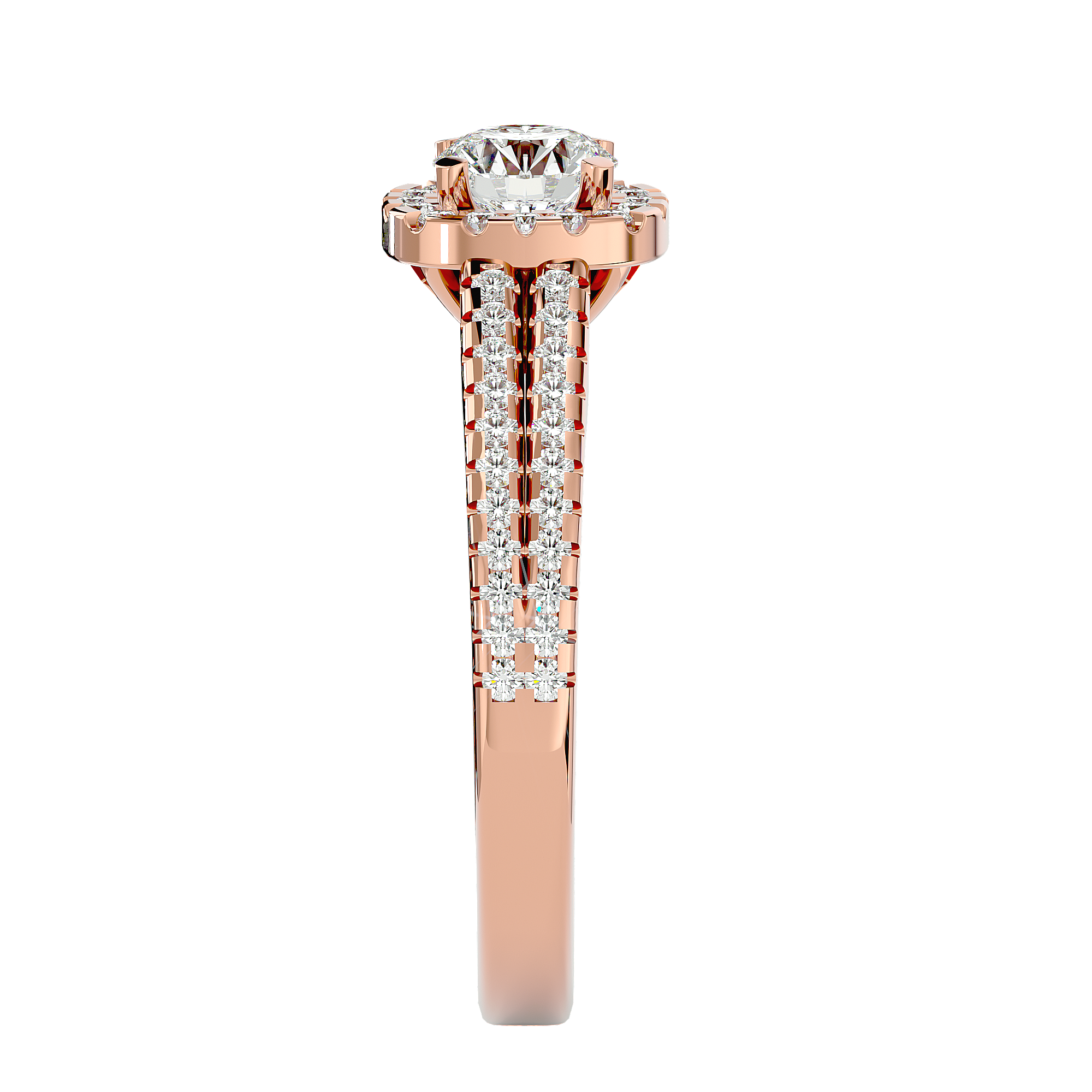Miley Diamond Halo Ring