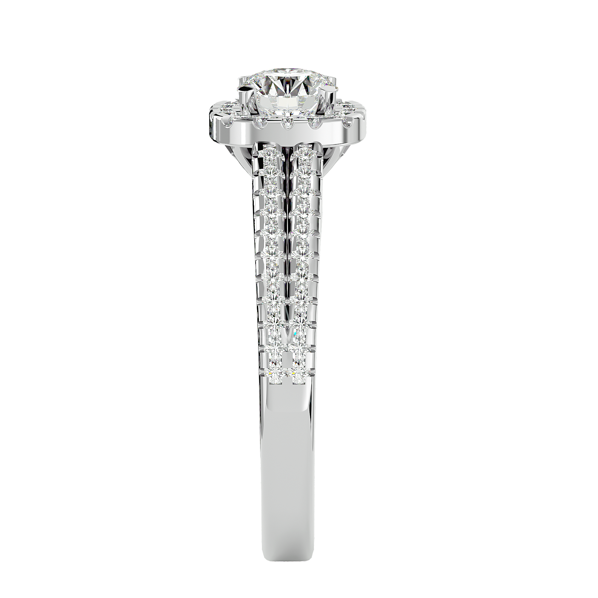 Miley Diamond Halo Ring