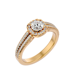 Miley Diamond Halo Ring
