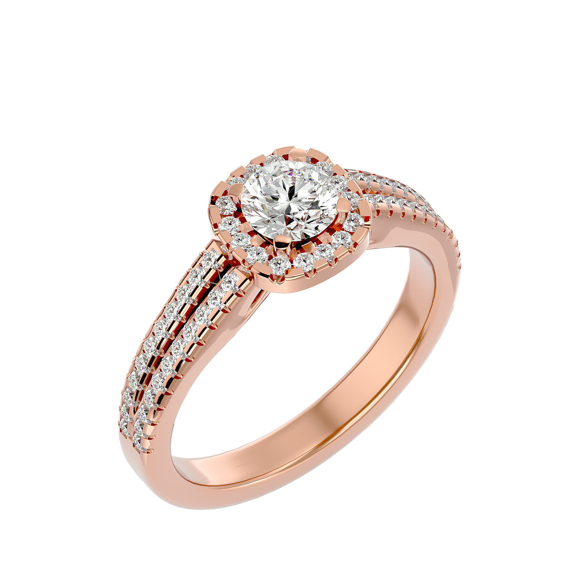 Miley Diamond Halo Ring