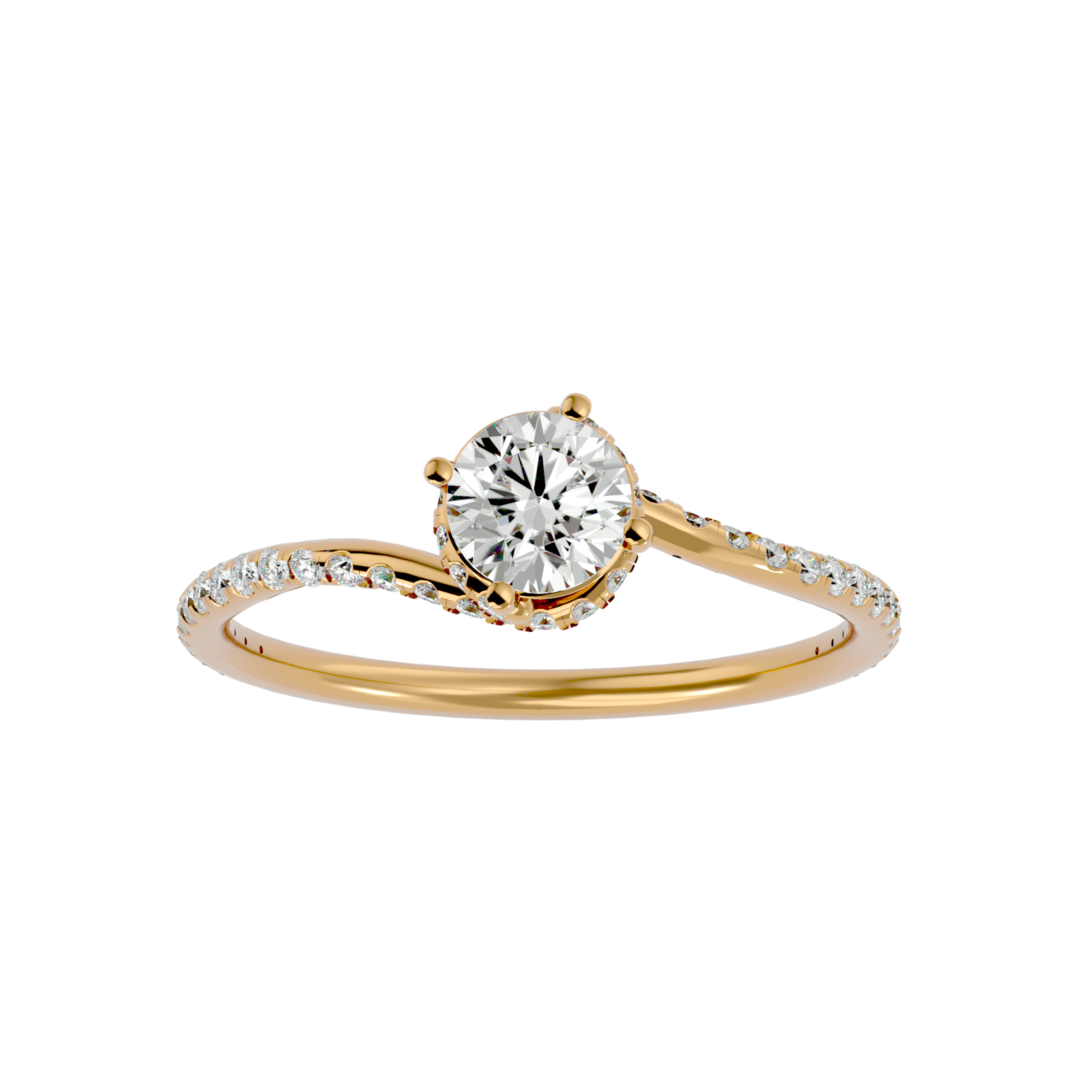 Itzayana Diamond Solitaire Ring