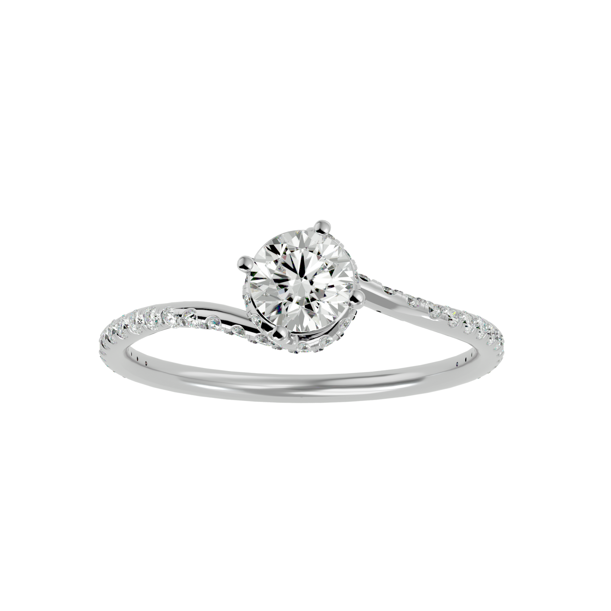 Itzayana Diamond Solitaire Ring