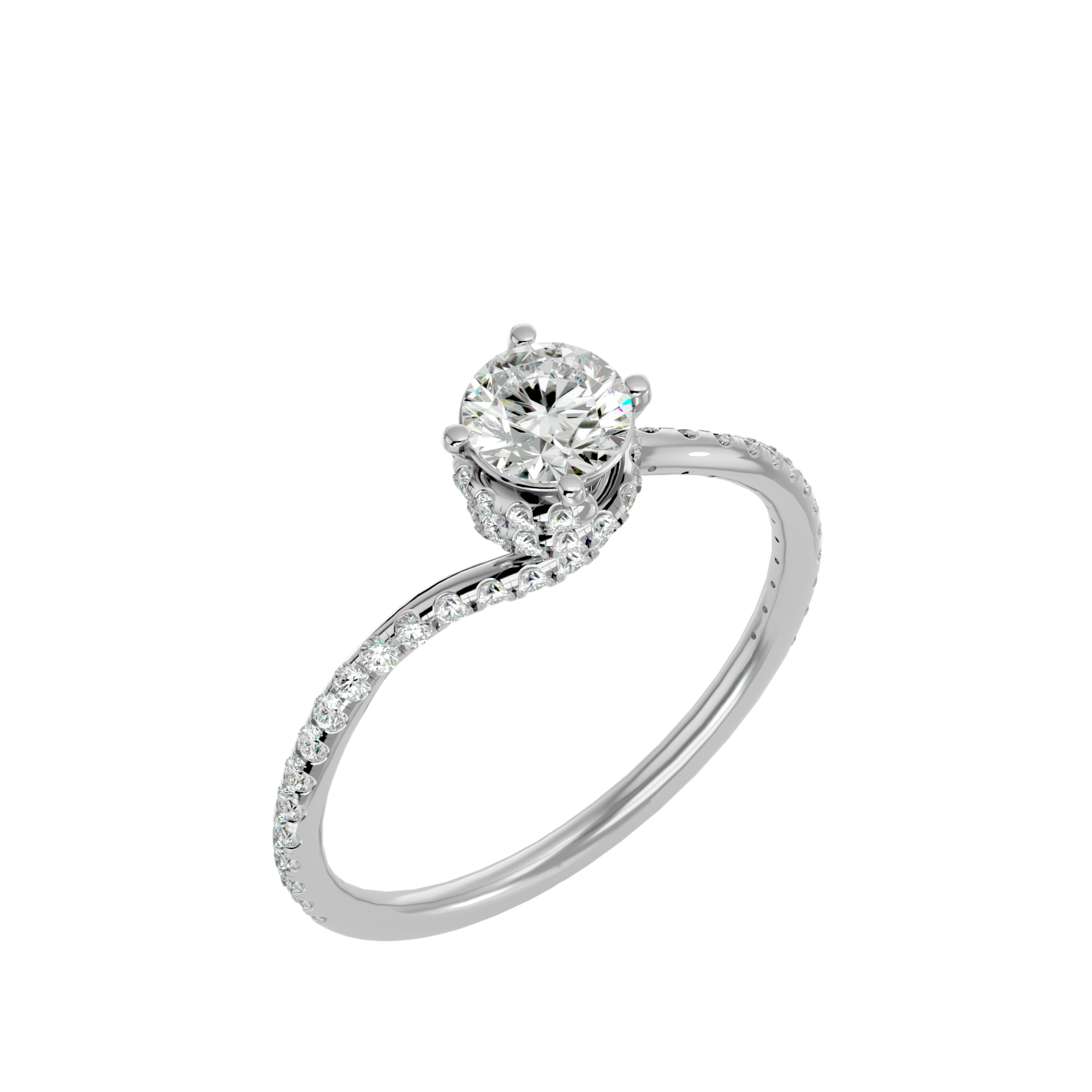 Itzayana Diamond Solitaire Ring