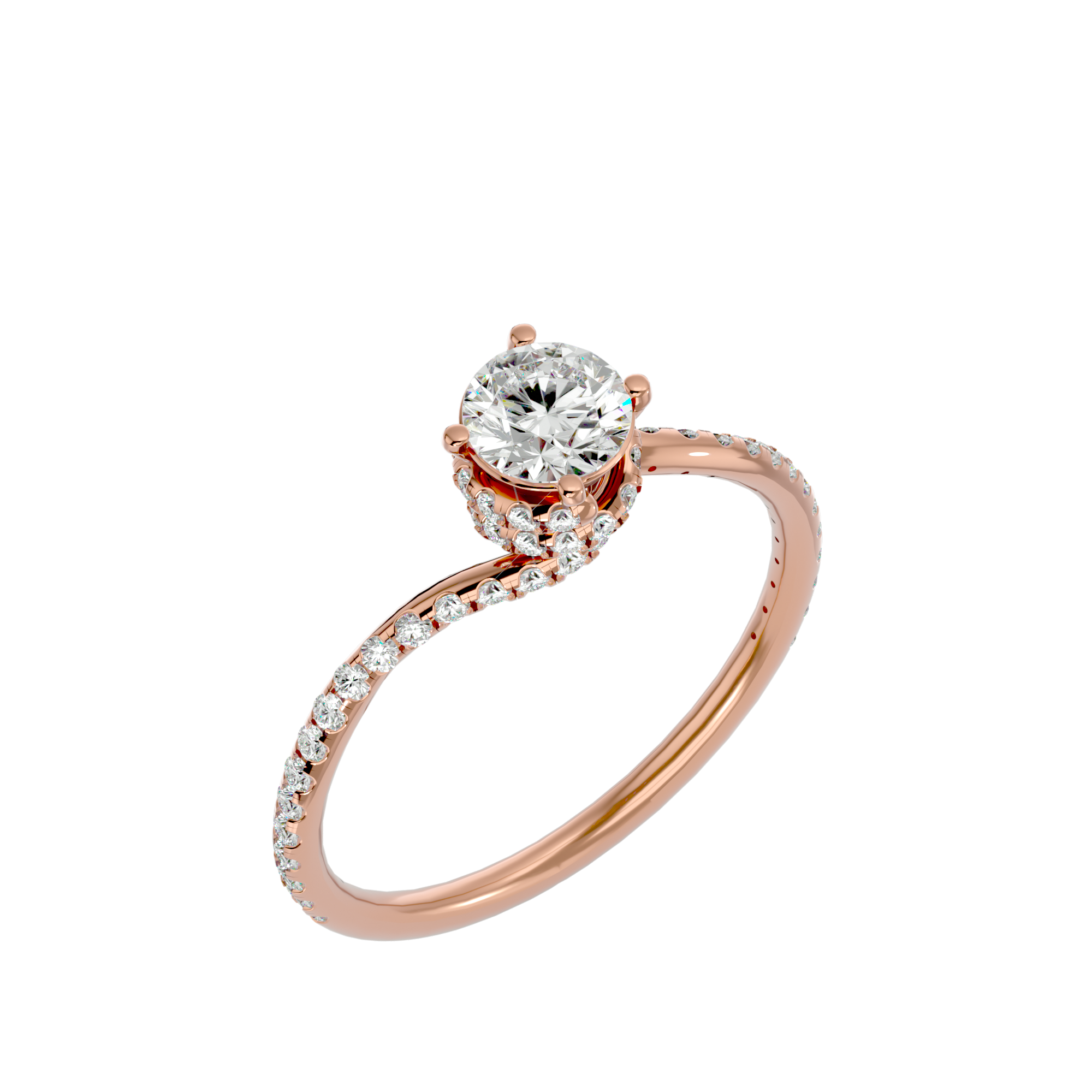 Itzayana Diamond Solitaire Ring