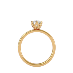 Penny Diamond Solitaire Ring