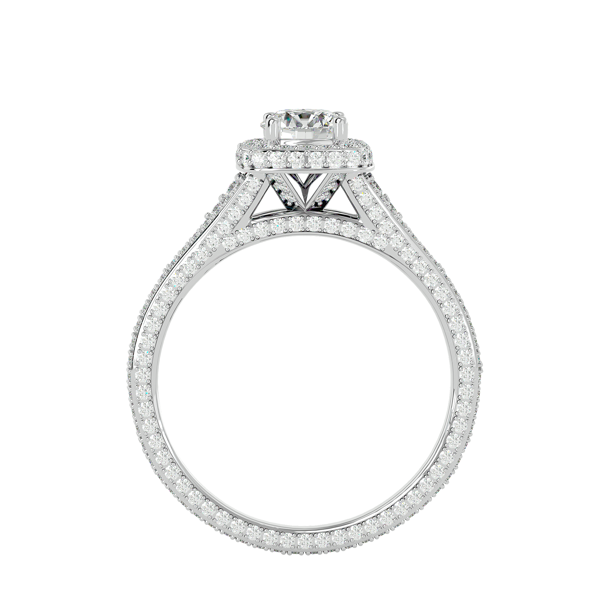 Sariyah Diamond Halo Ring