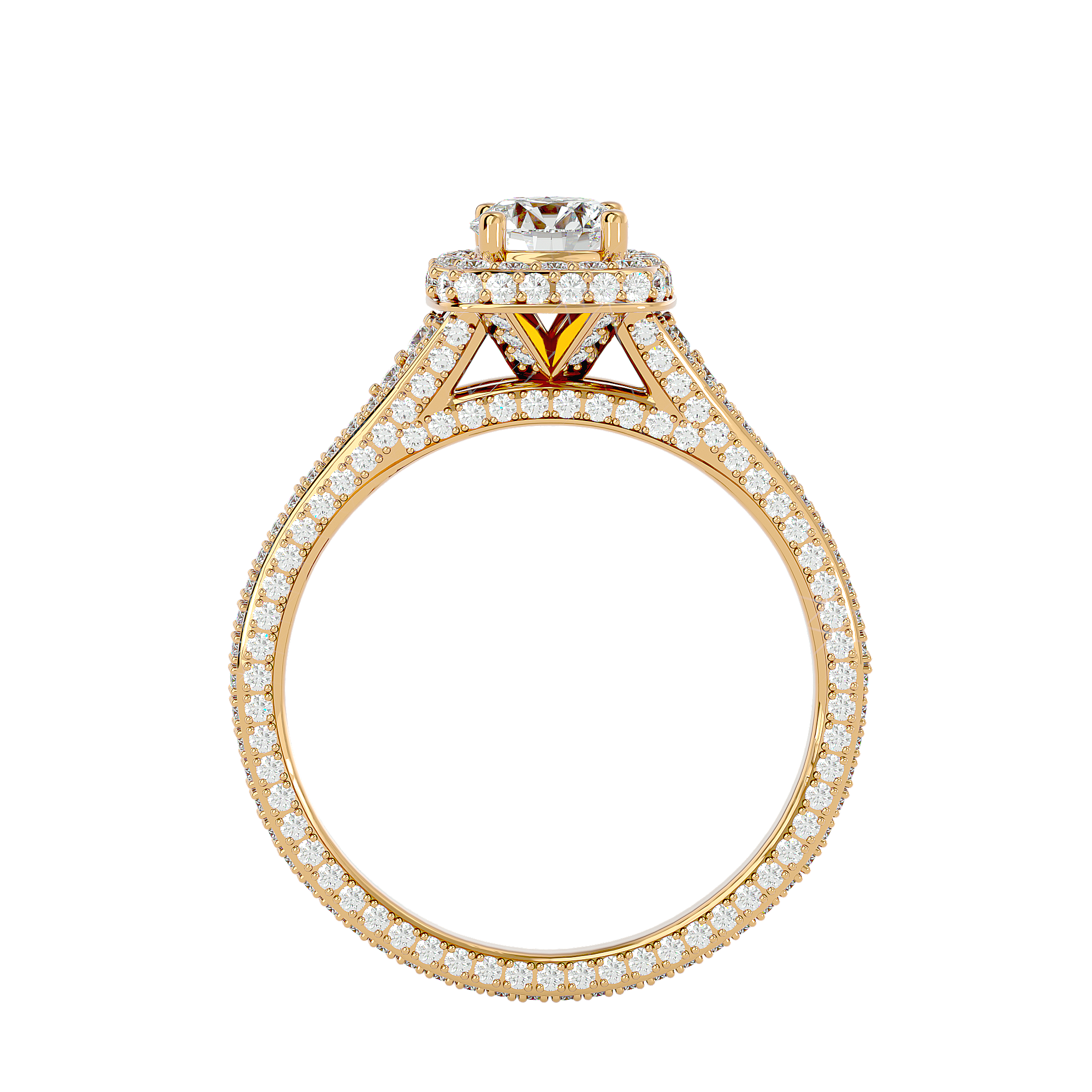 Sariyah Diamond Halo Ring