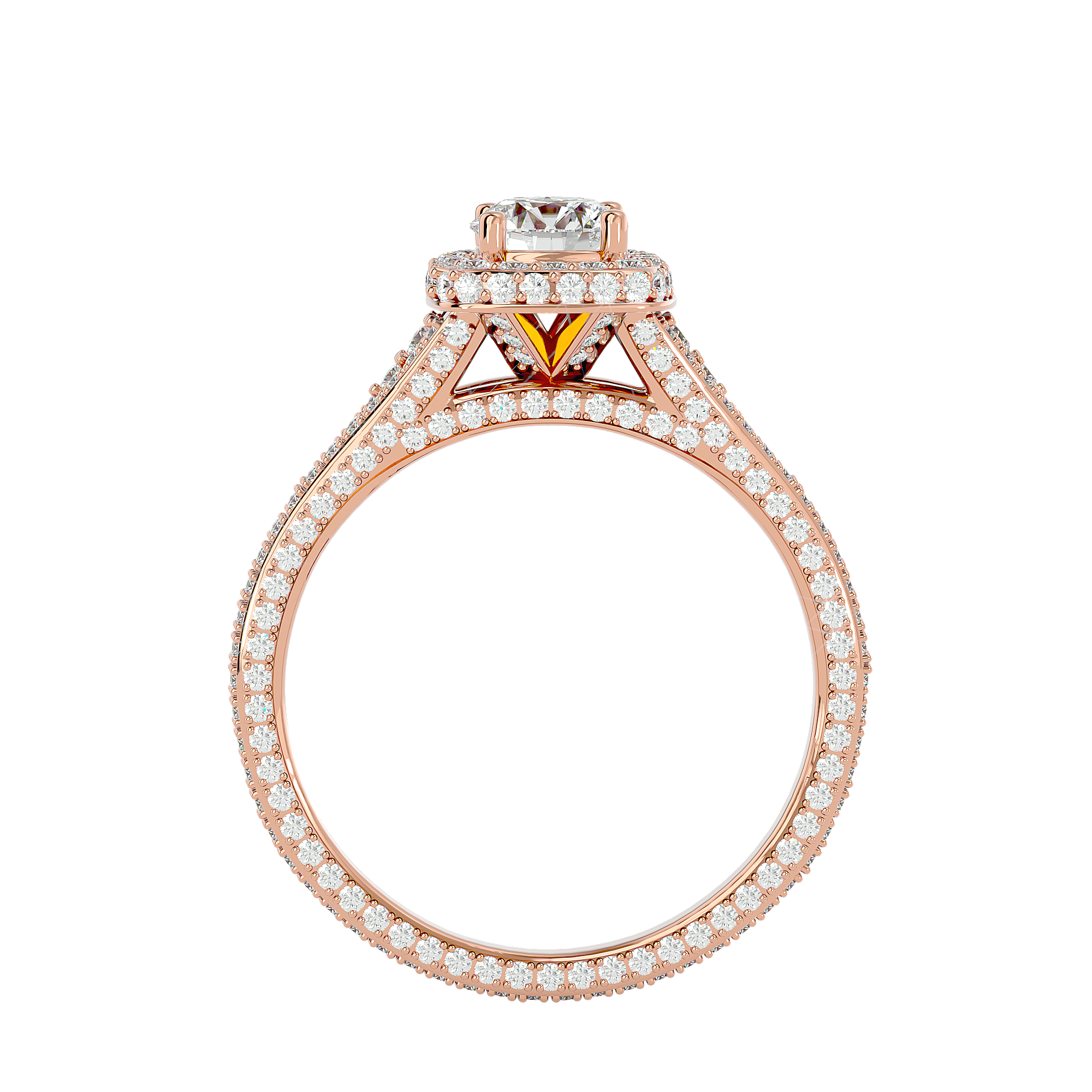 Sariyah Diamond Halo Ring