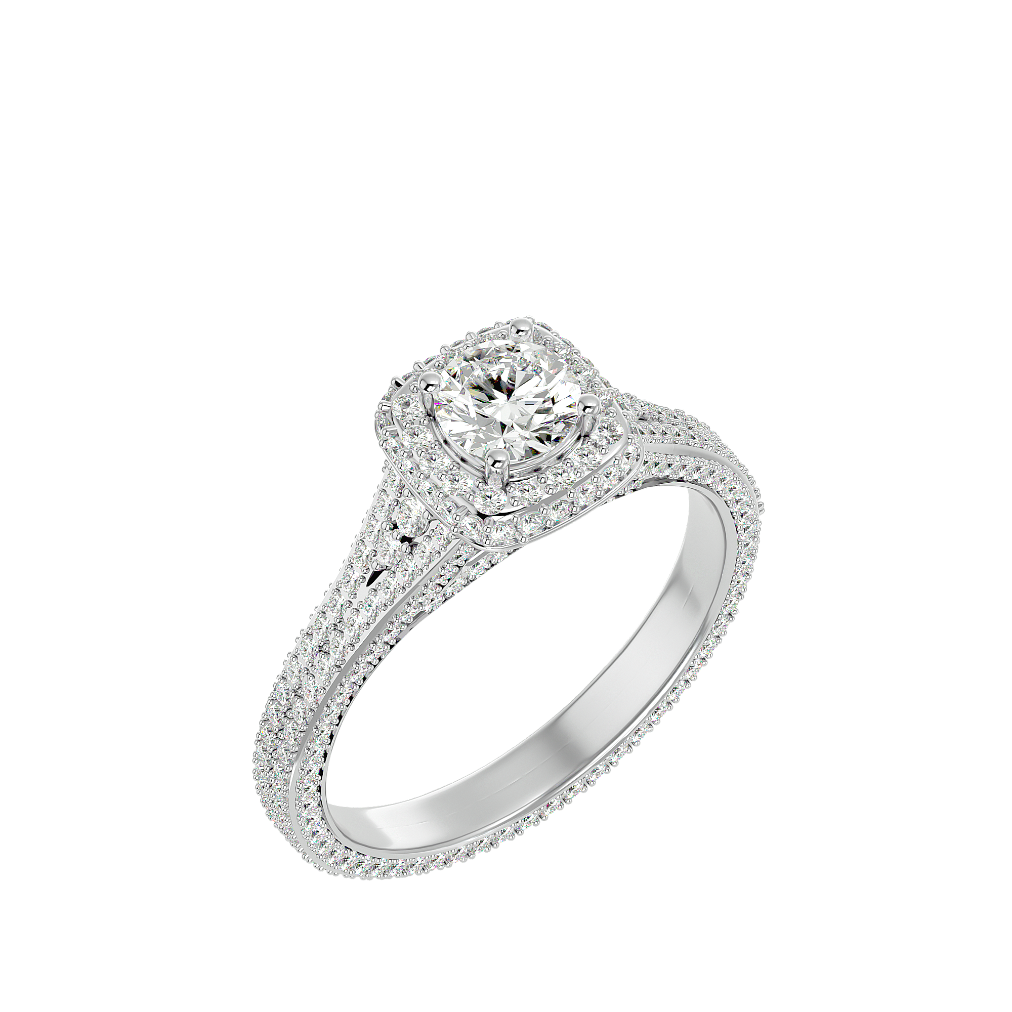 Sariyah Diamond Halo Ring