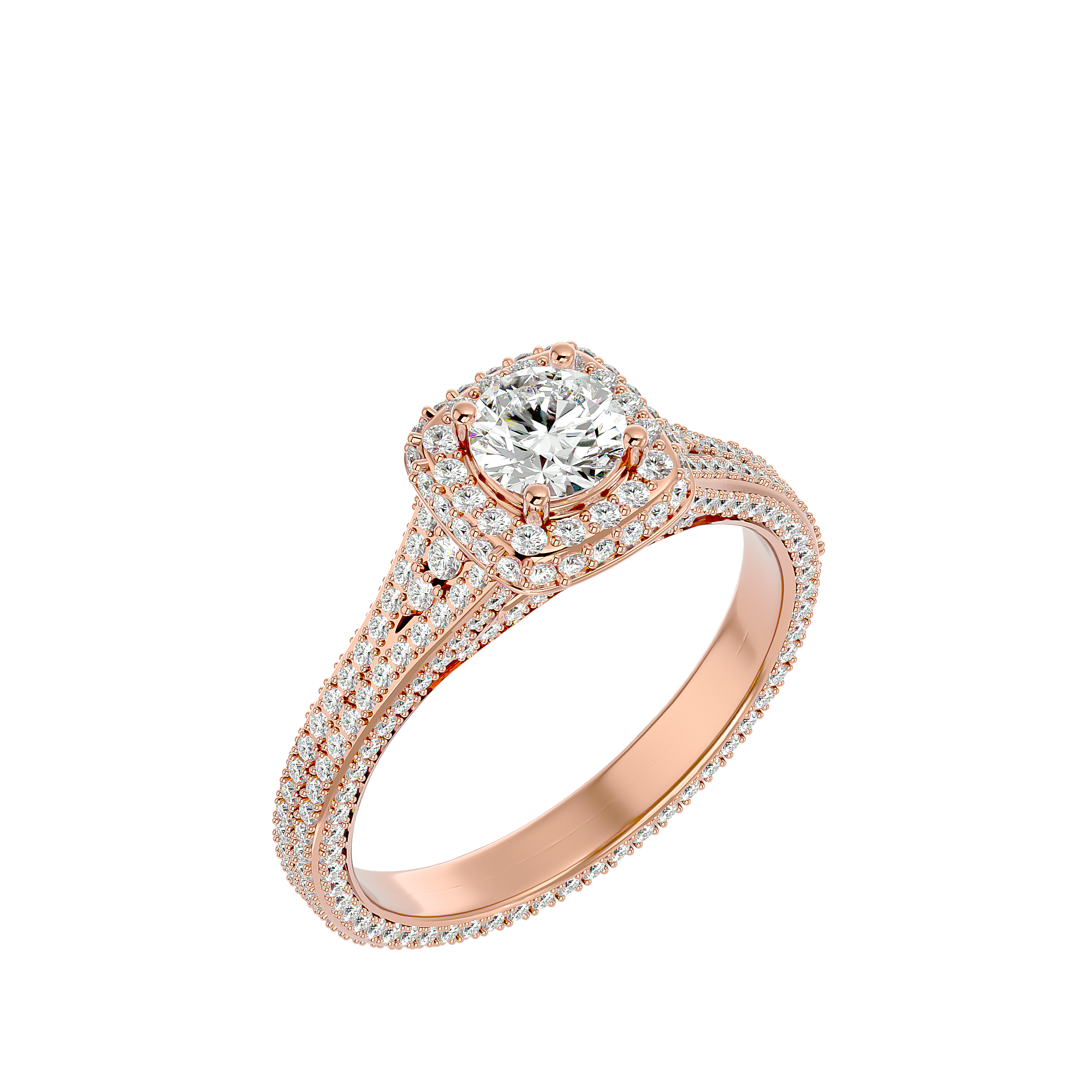 Sariyah Diamond Halo Ring