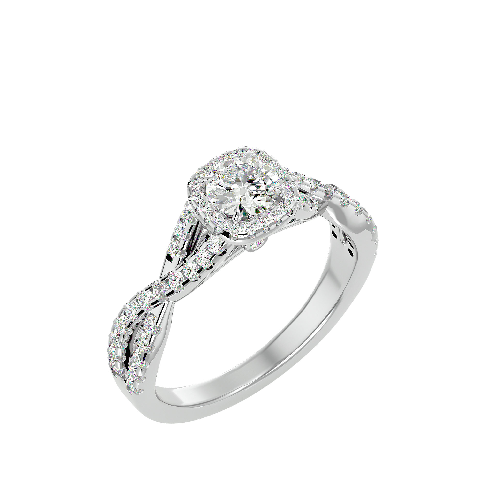 Malani Diamond Halo Ring